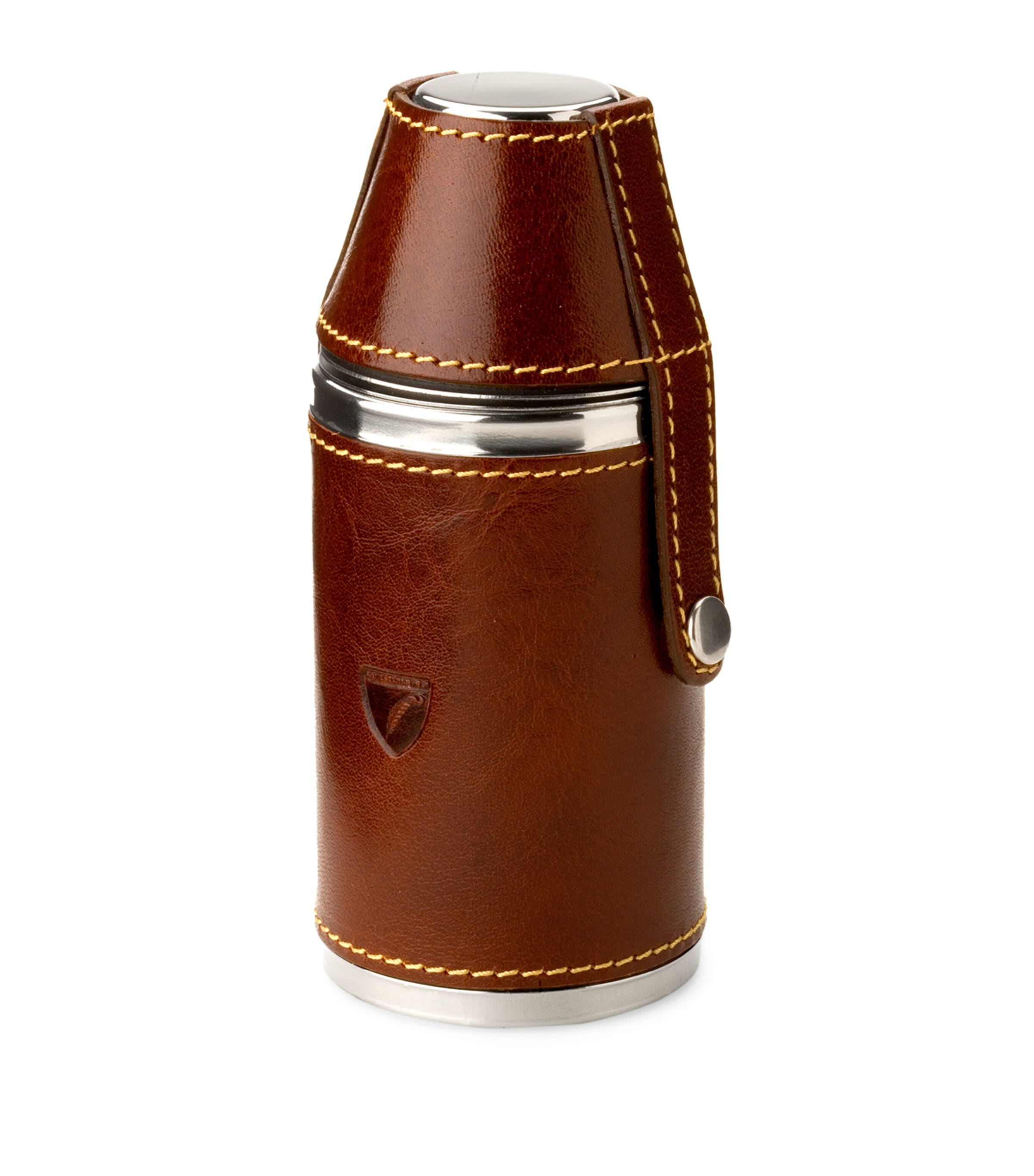 Hunter Leather Flask Set