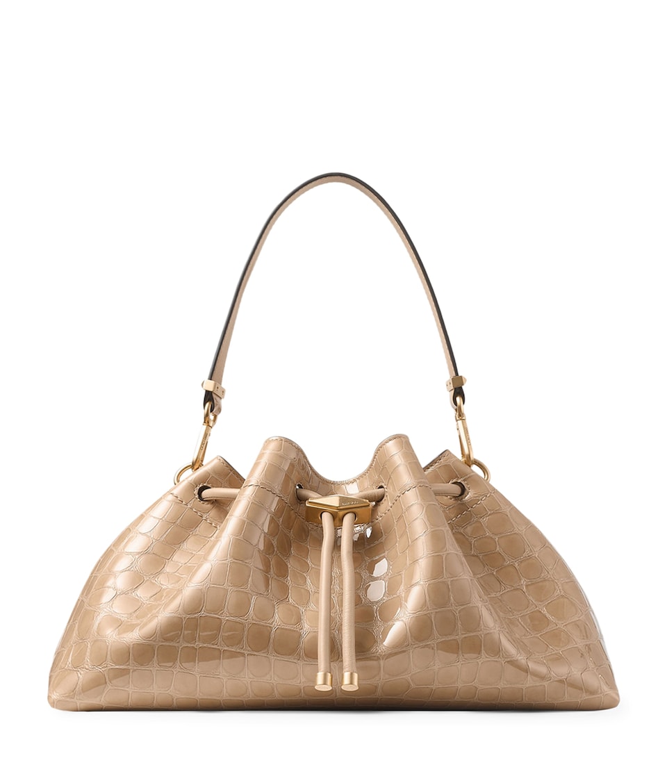 Bon Bon Cinch Leather Top-Handle Bag