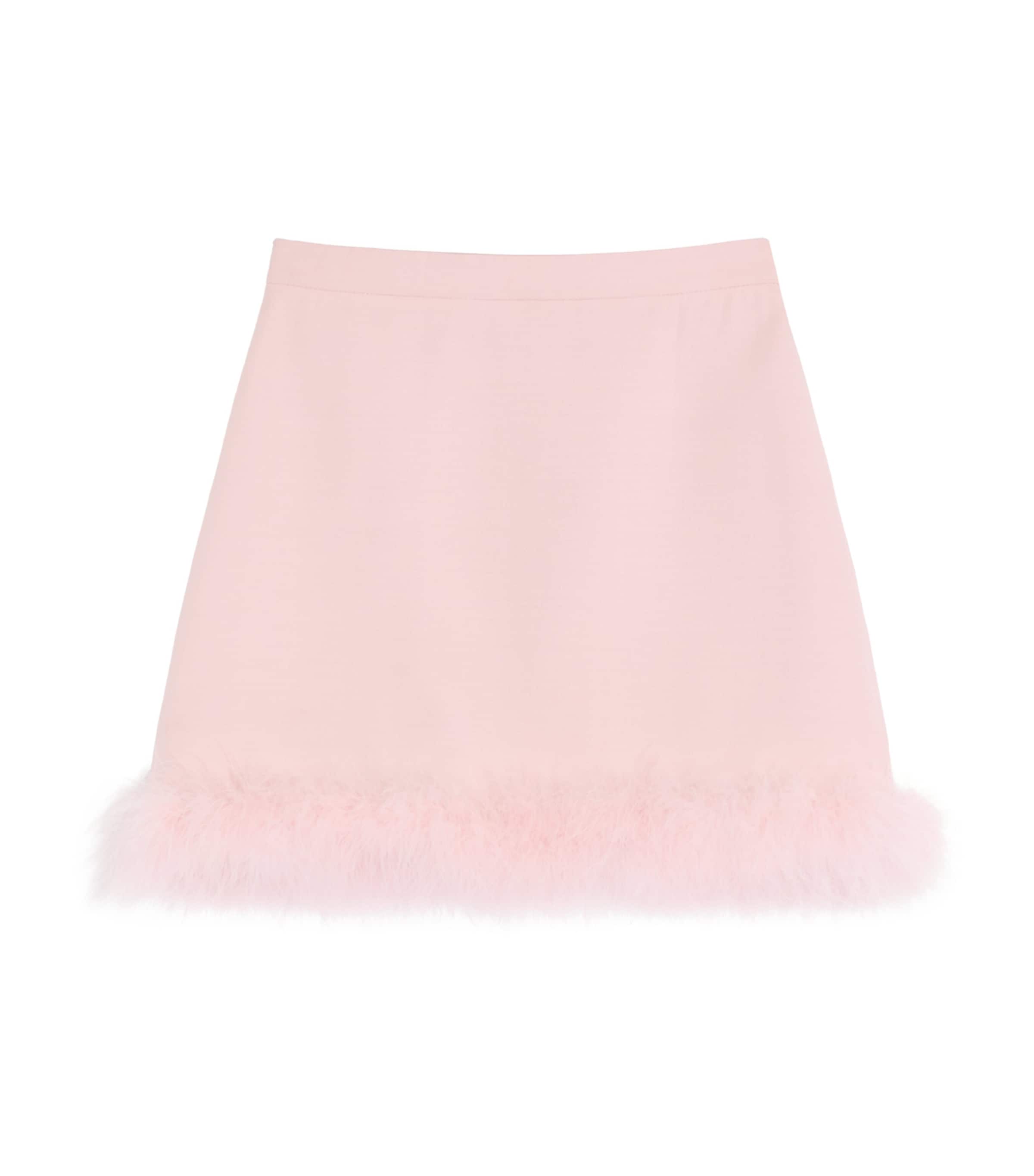Crepe Mini Skirt