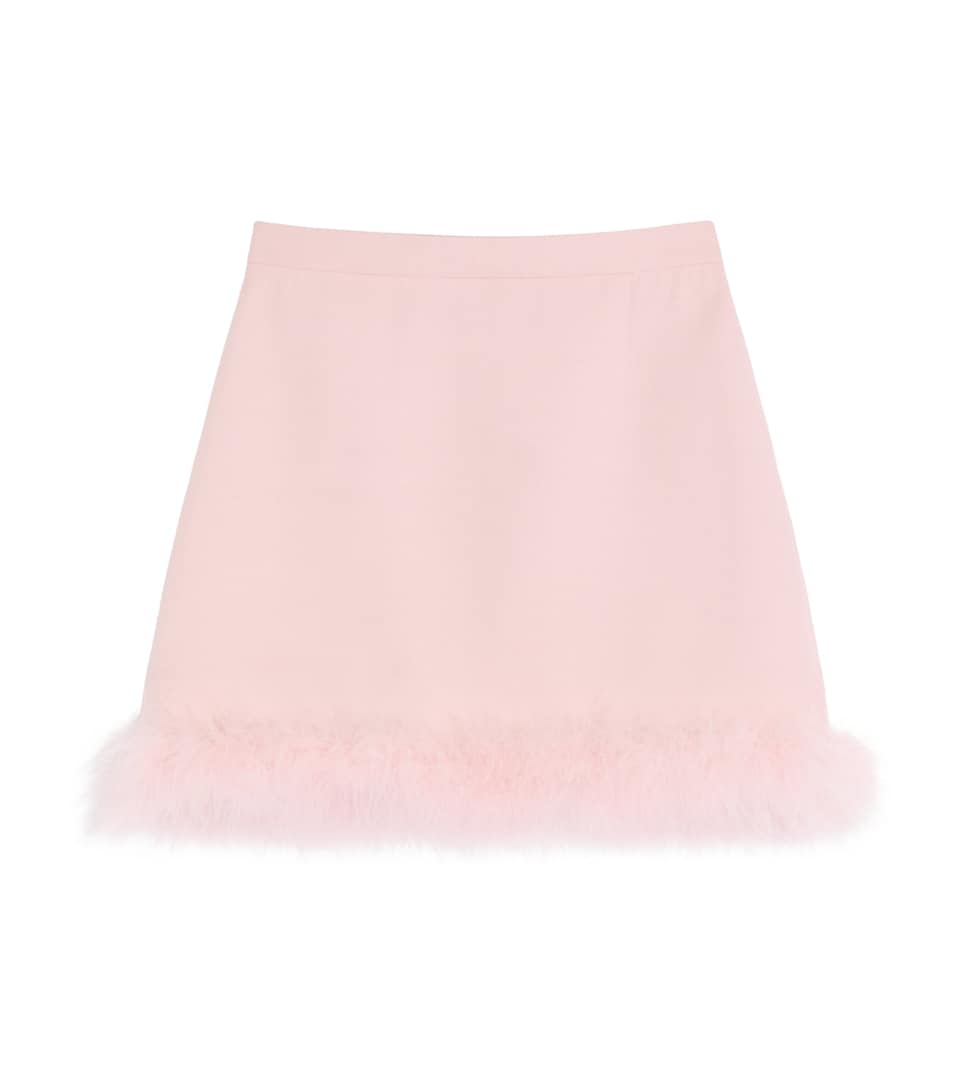 Crepe Mini Skirt