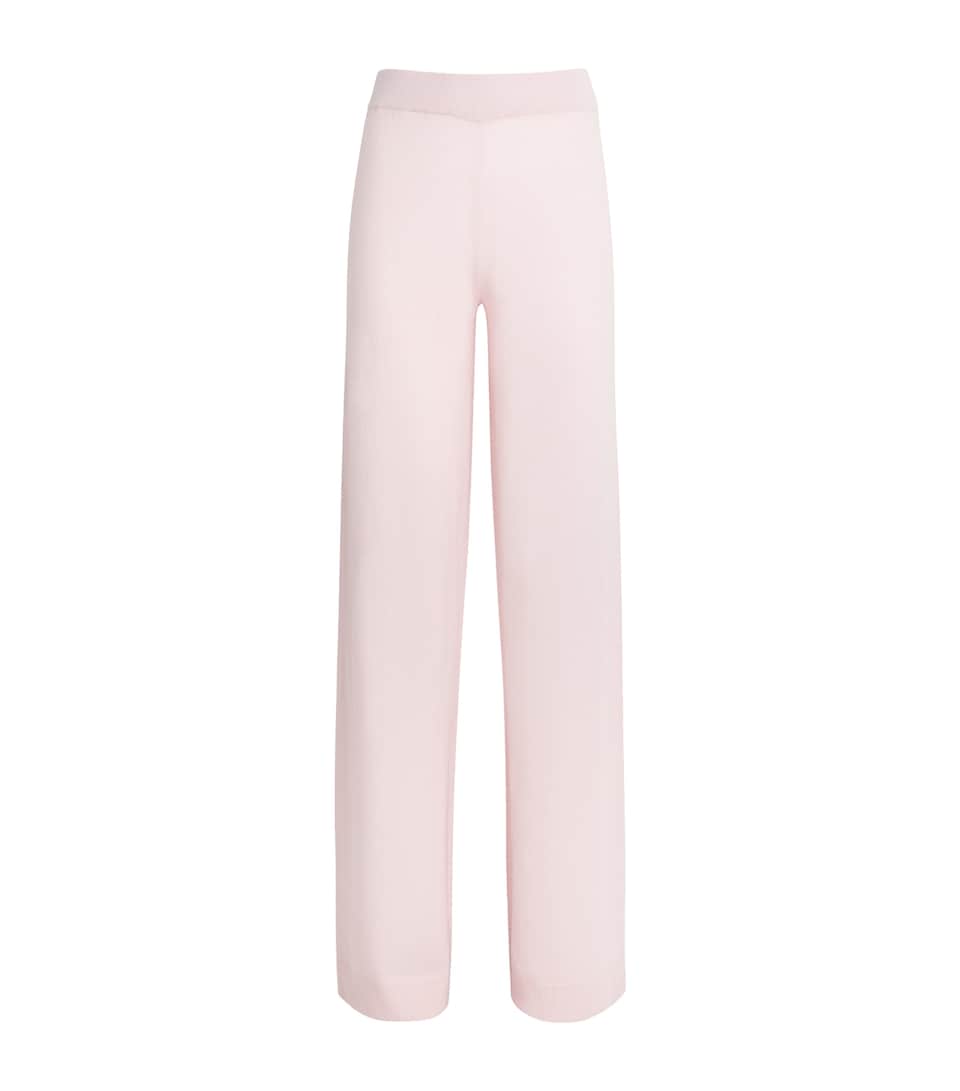 Virgin Wool-Cashmere Straight Trousers