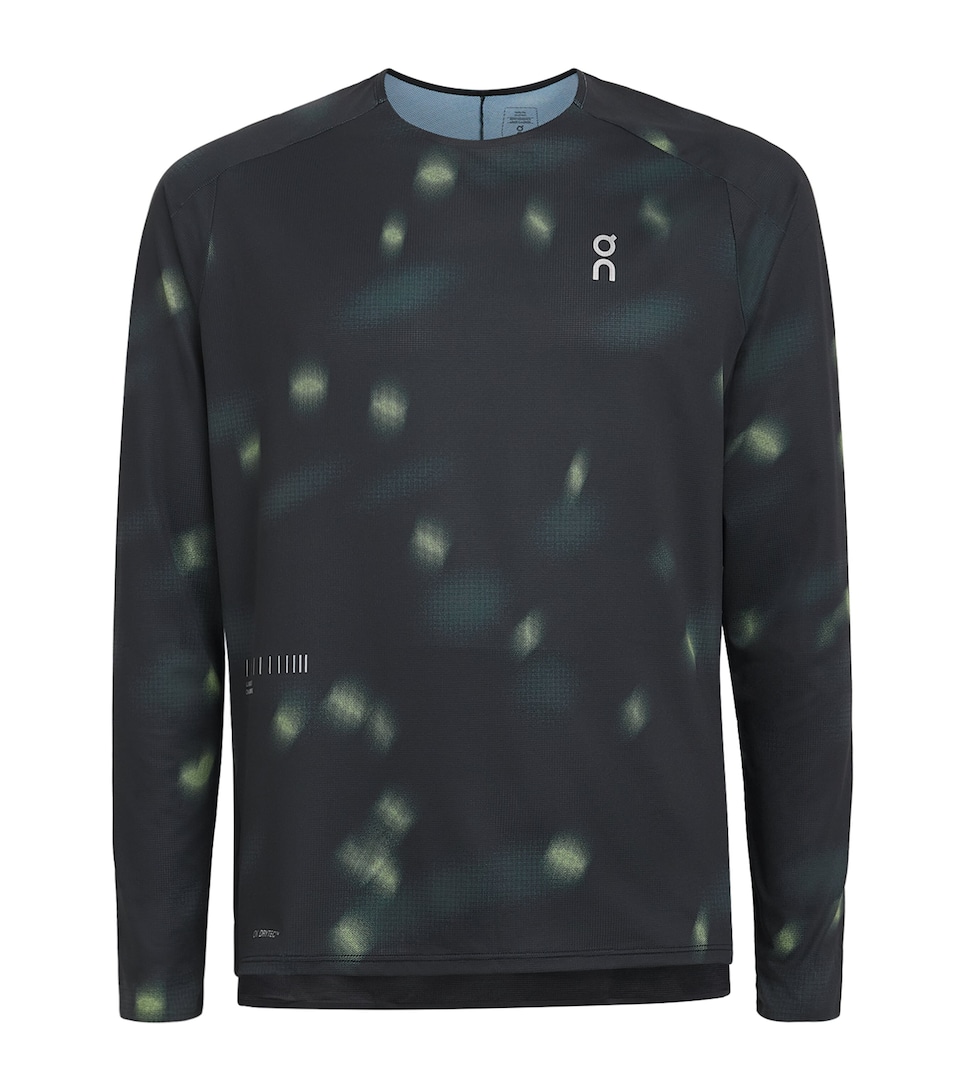 On Mens Performance Lumos Long-Sleeve T-Shirt Black