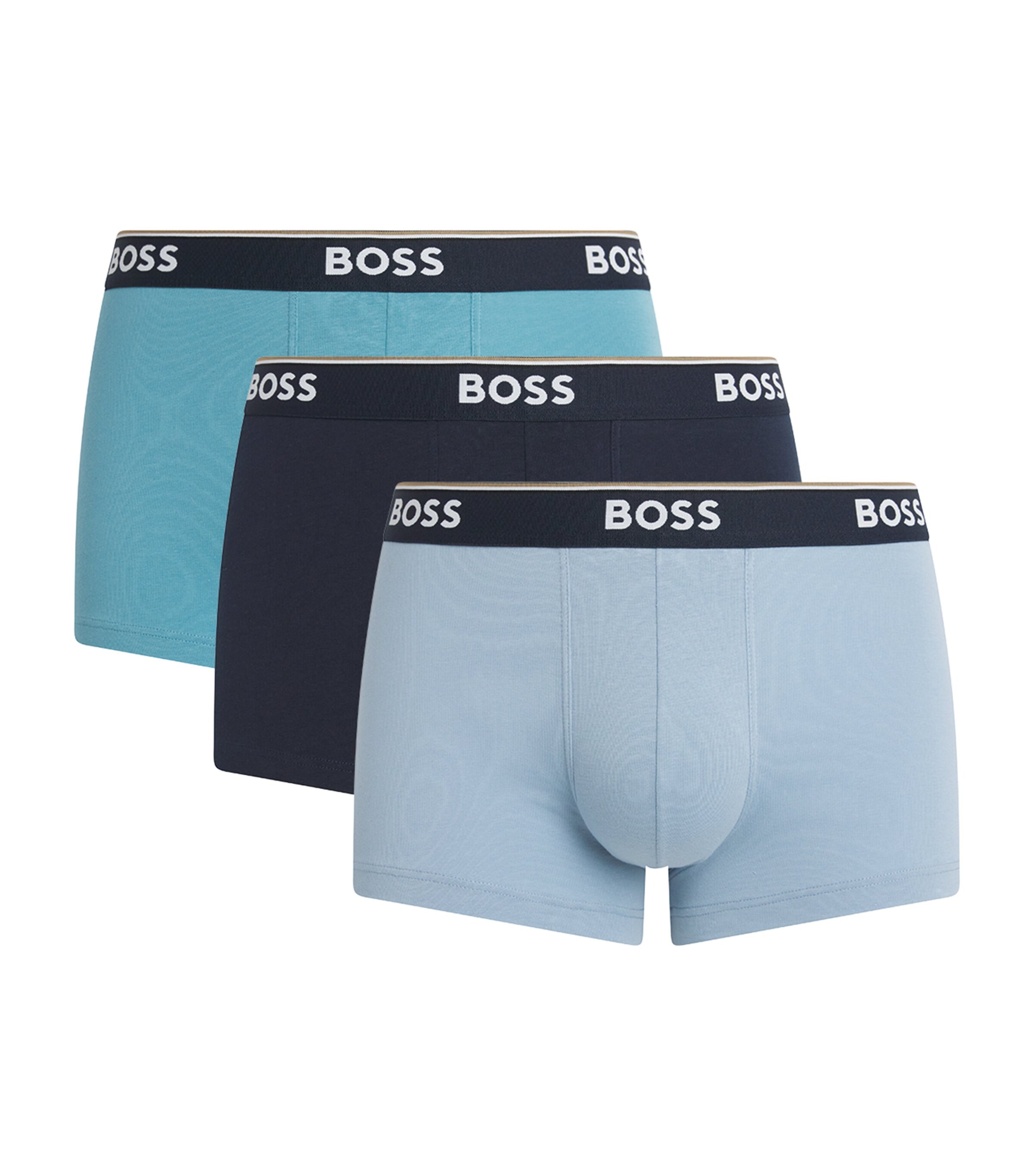 Stretch-Cotton Power Trunks (Pack of 3)