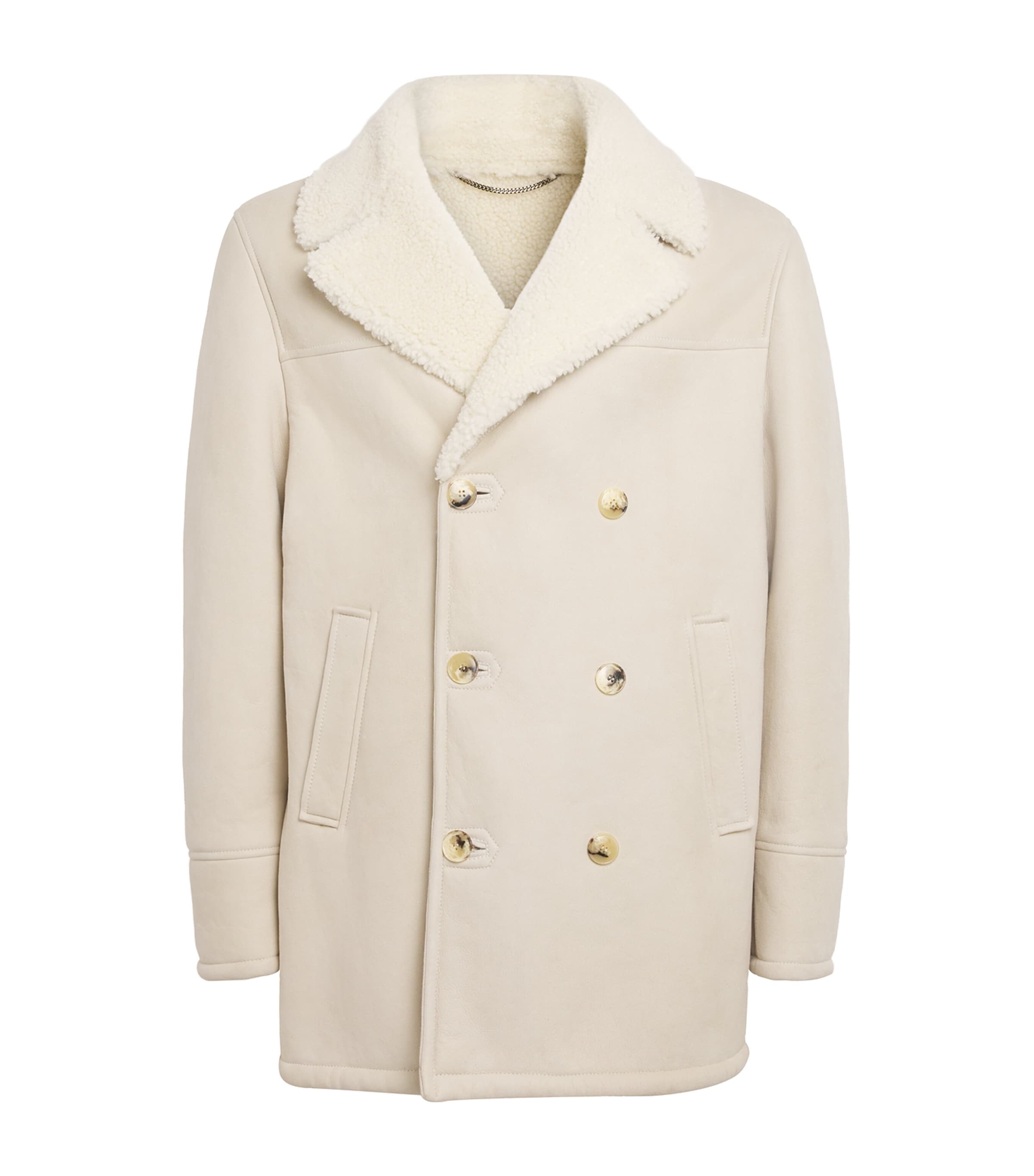 Goatskin Pea Coat
