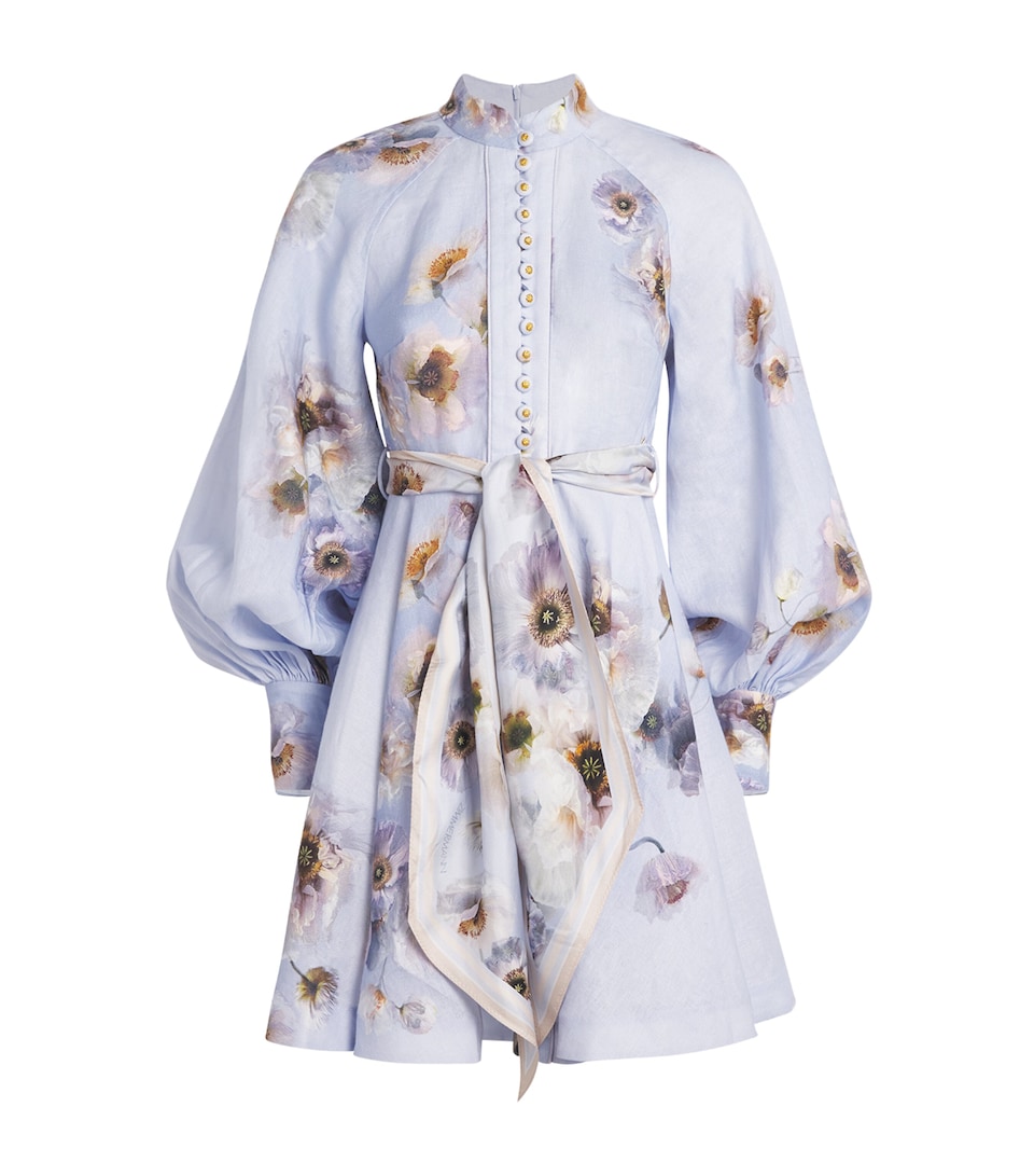 Linen Hypnotic Mini Dress