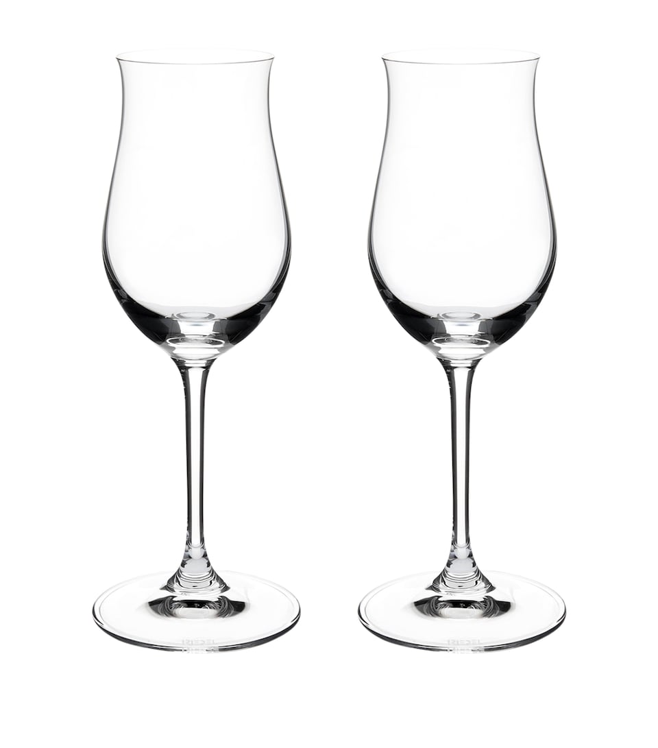 Riedel Set of 2 Vinum Cognac Hennessy Glasses Clear