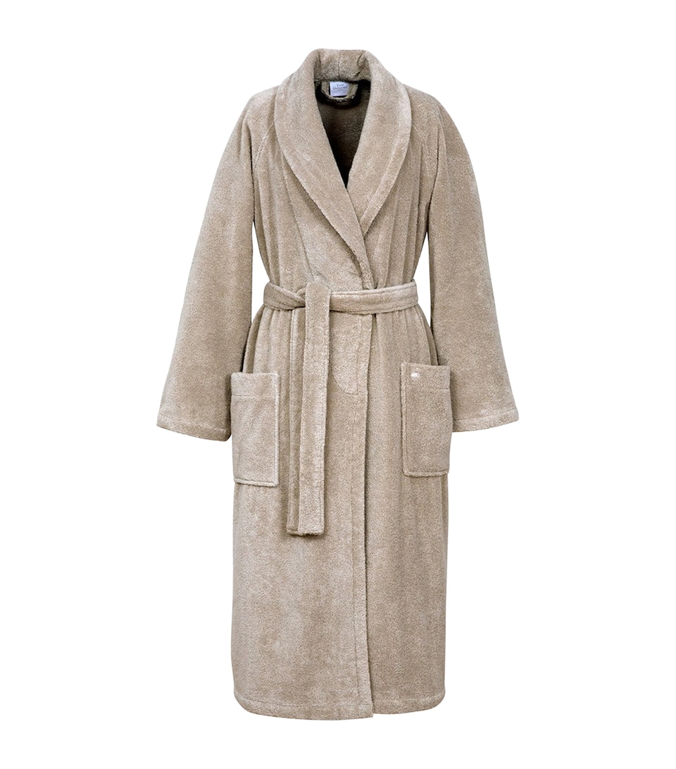 Yves Delorme Womens Étoile Bathrobe (Extra Large) Pierre