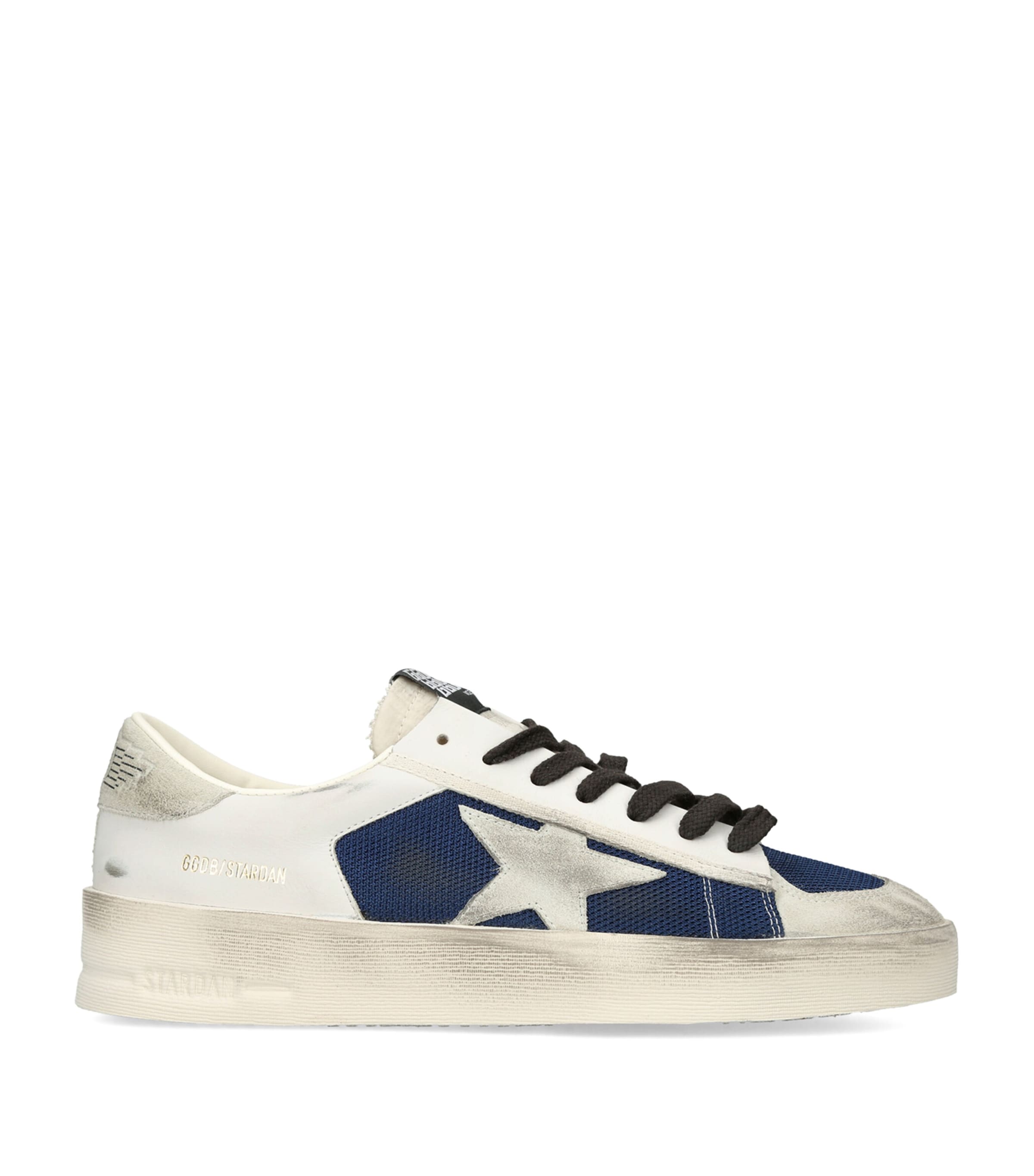 Golden Goose Suede Stardan Sneakers White/navy