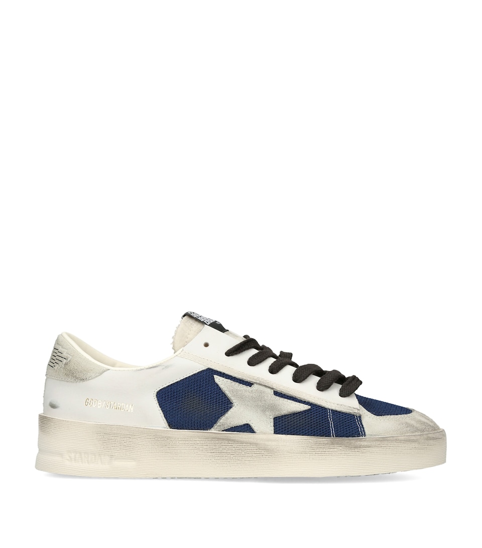 Golden Goose Suede Stardan Sneakers White/navy