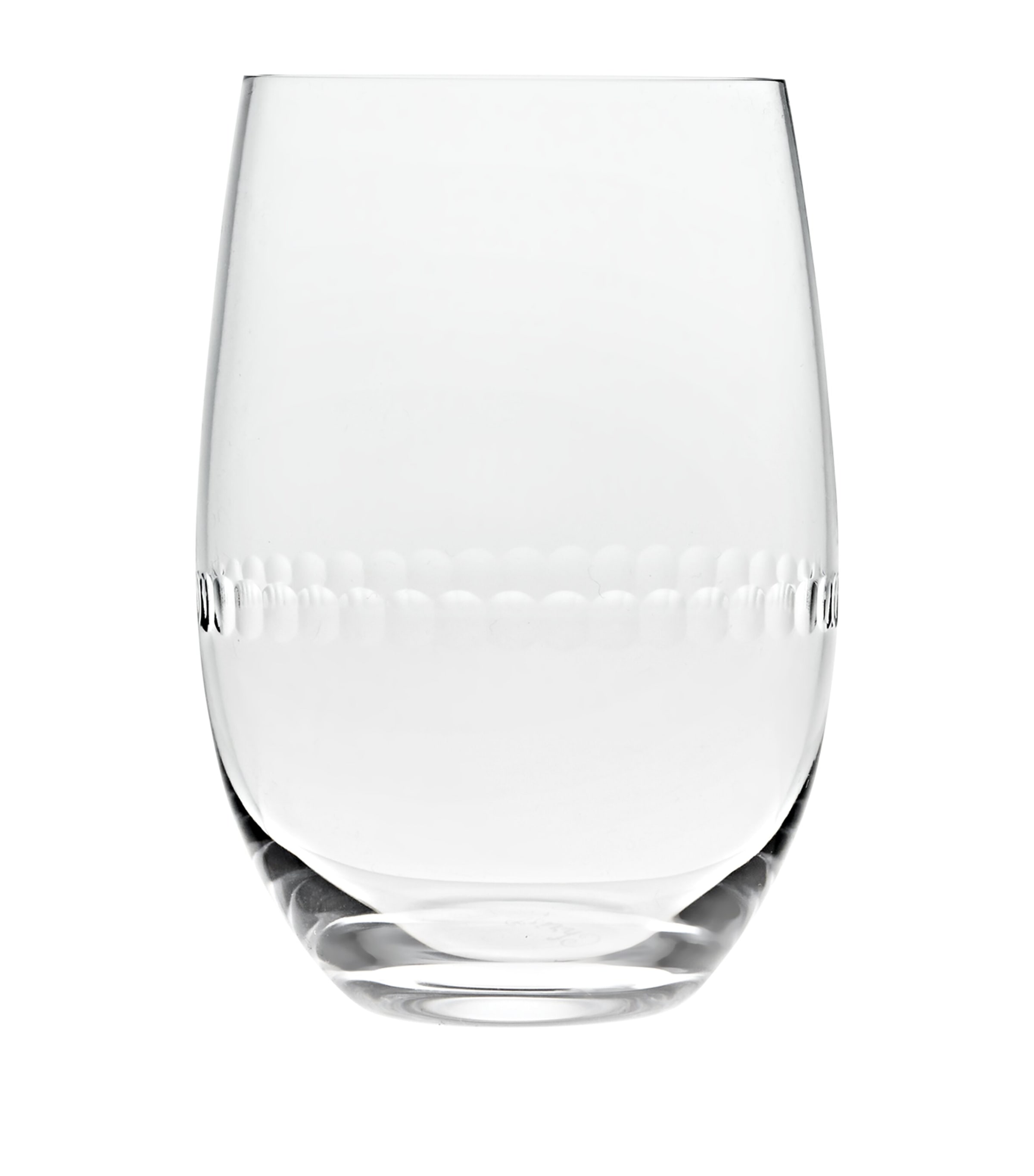 Christofle Set of 2 Perles Water Goblets (280ml)