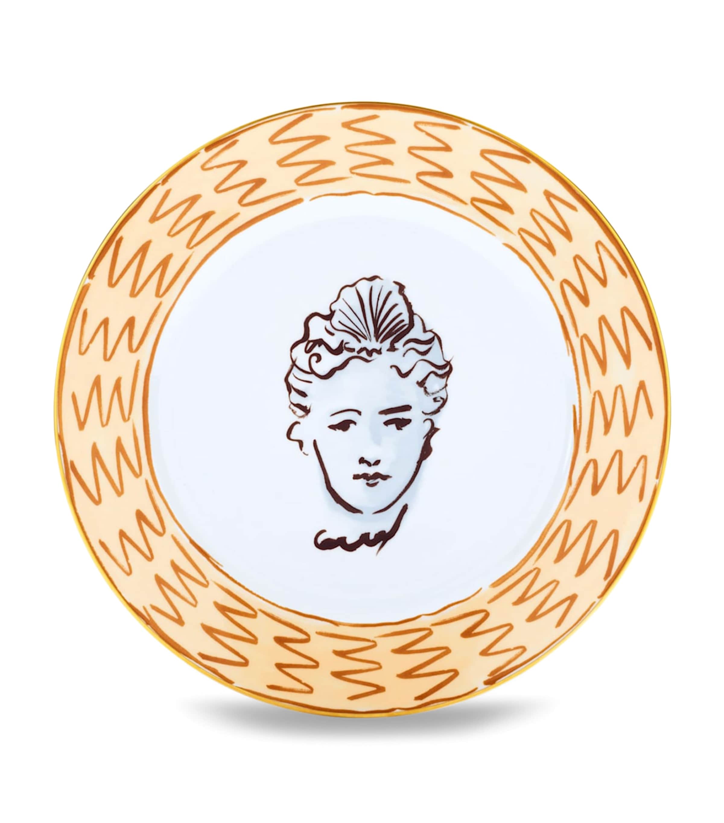 Porcelain Il Viaggio di Nettuno Plate (28cm)