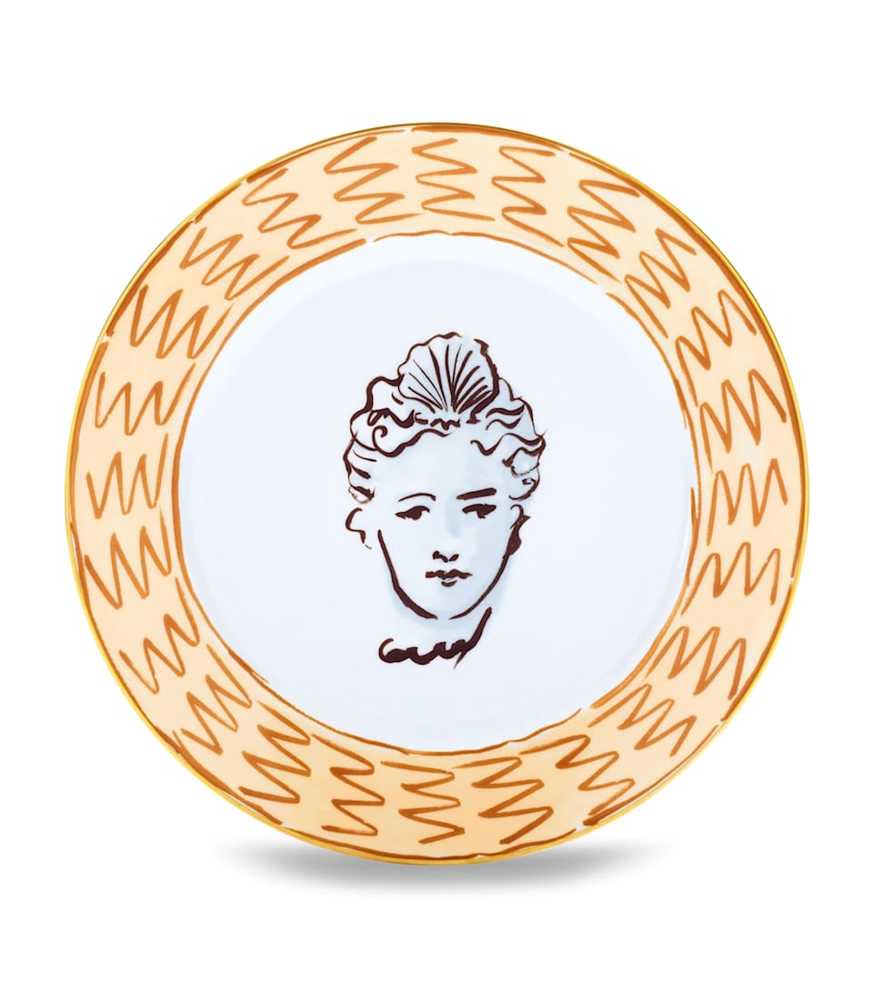 Porcelain Il Viaggio di Nettuno Plate (28cm)