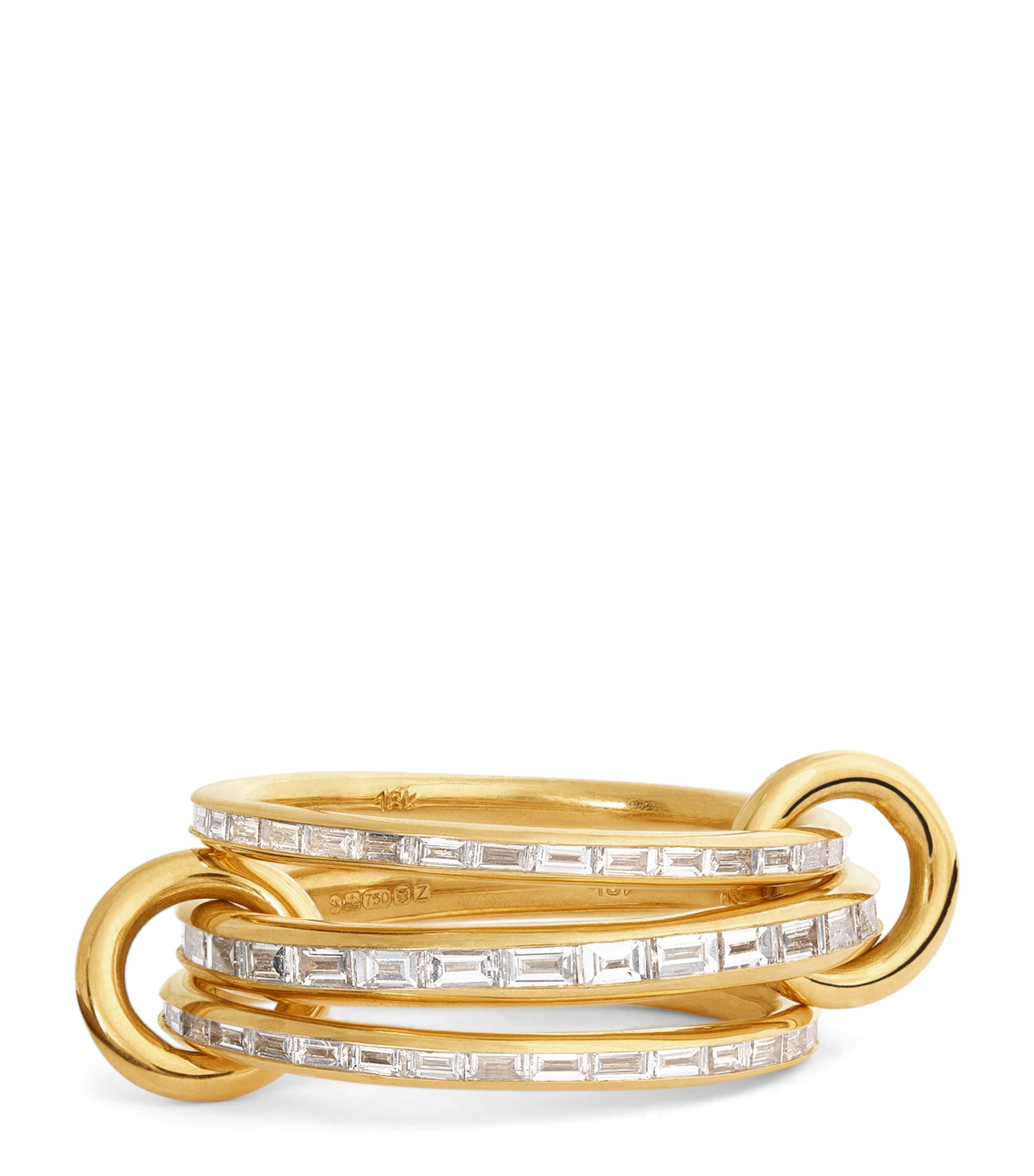 Yellow Gold and Diamond Seraph Ring