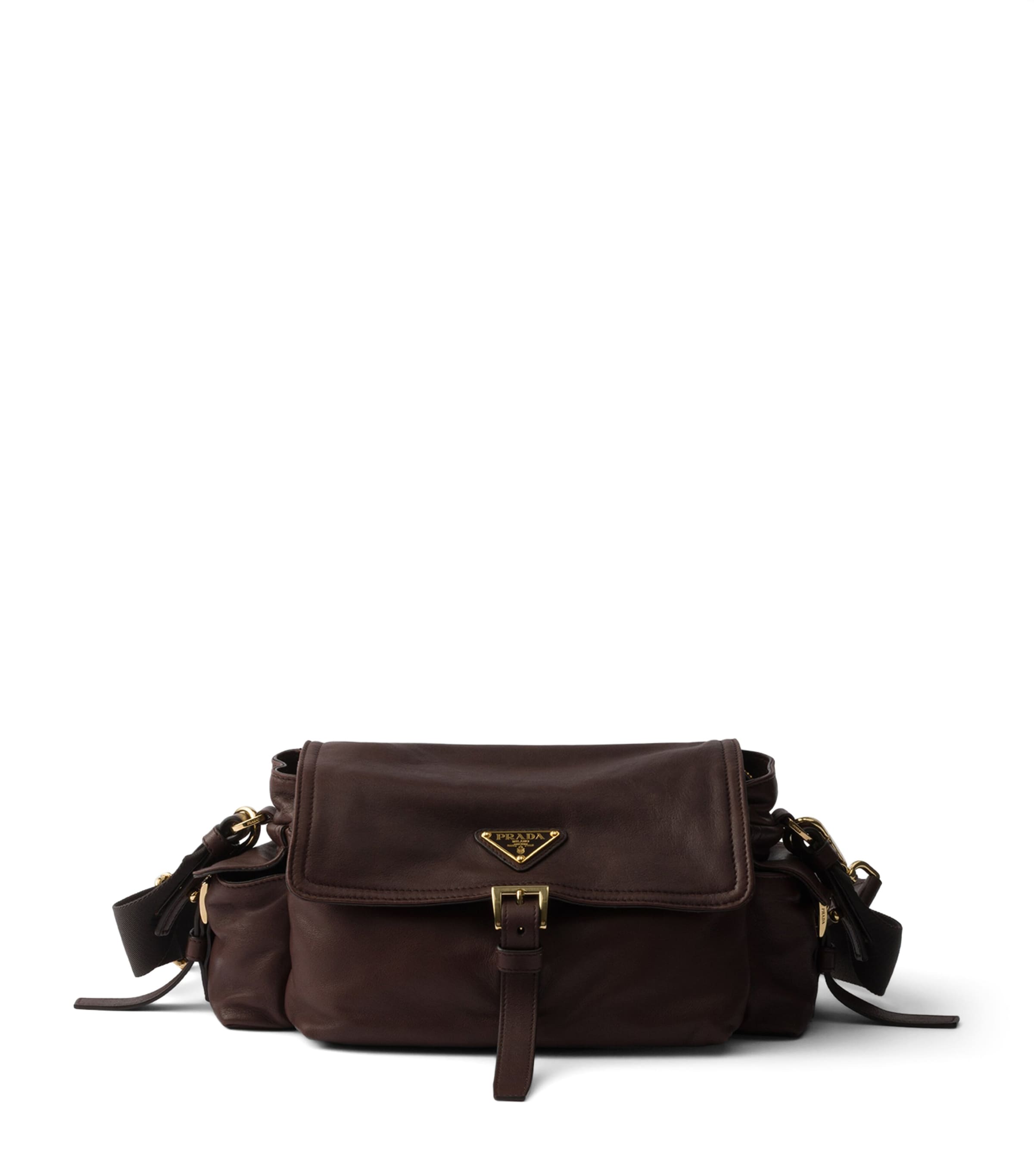 Medium Leather Explore Shoulder Bag