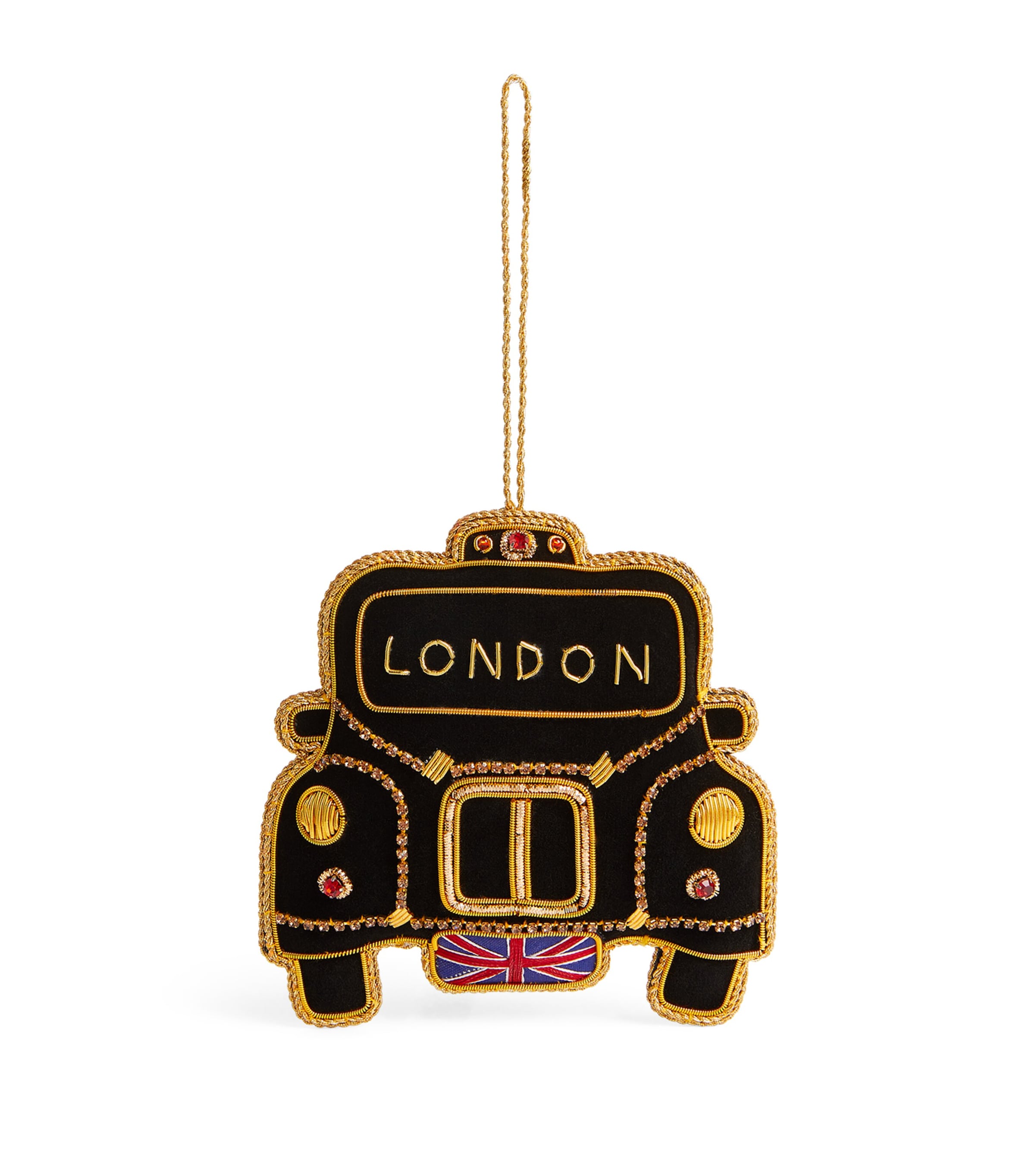 Beaded London Taxi Tree Decoration