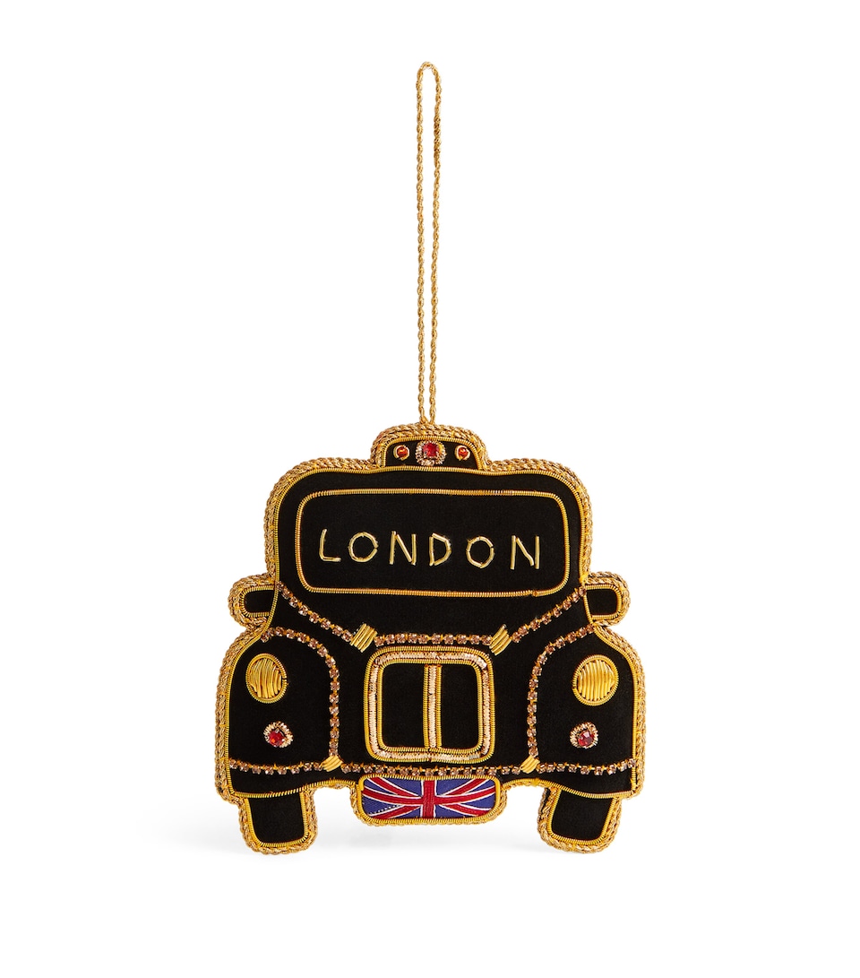Beaded London Taxi Tree Decoration
