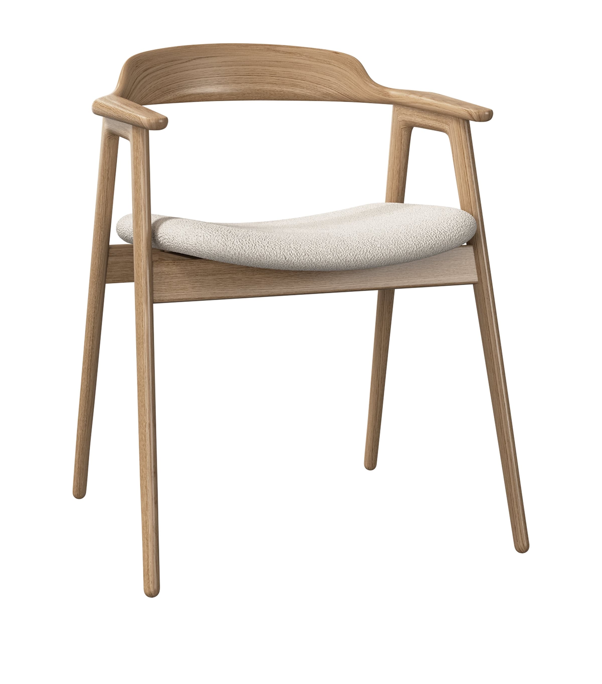 BoConcept Oak Seoul Dining Chair White