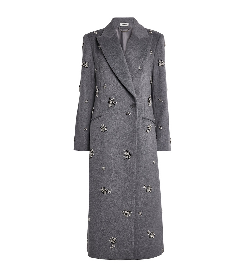 Wool-Blend Embellished Gianni Coat