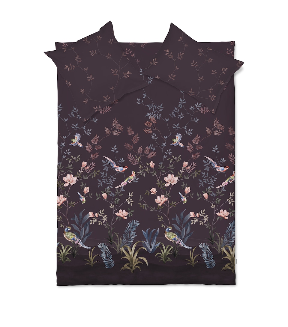 Schlossberg Gaia Oxford Pillowcase (50cm x 75cm) Aubergine