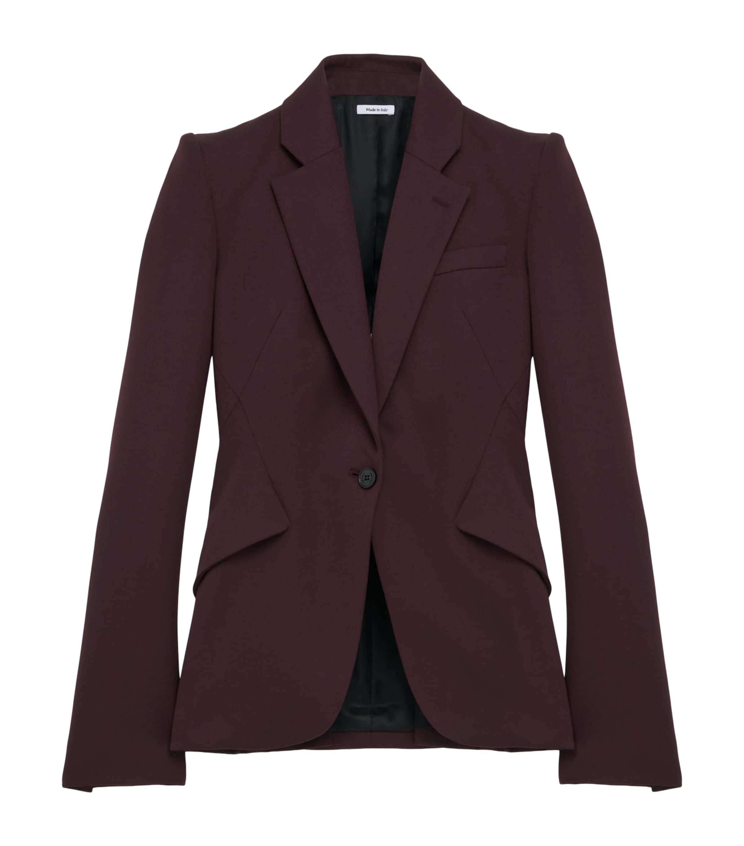 Wool Single-Breasted Blazer
