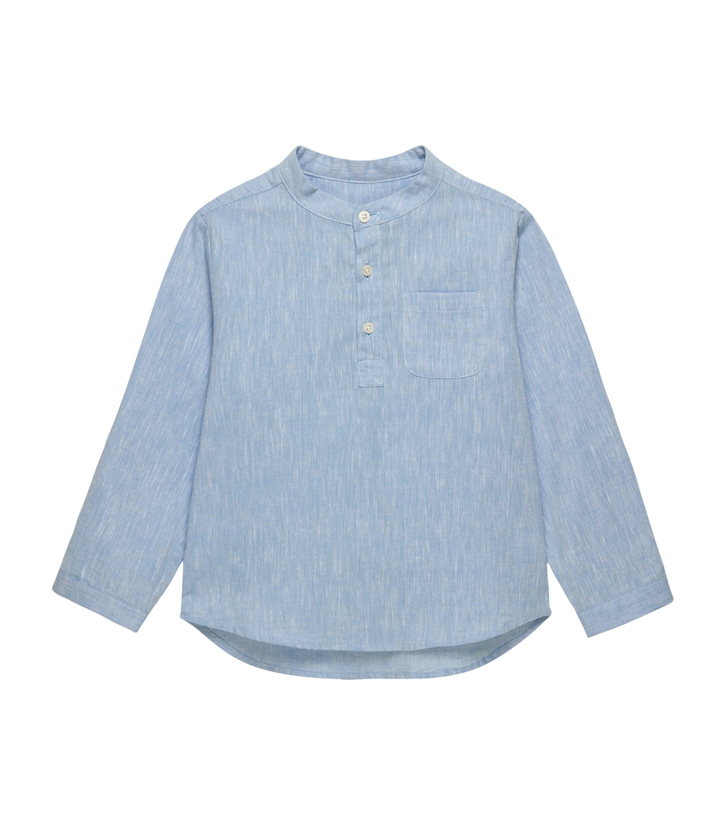 Trotters Cotton Oscar Shirt (2-5 Years) Pale Blue