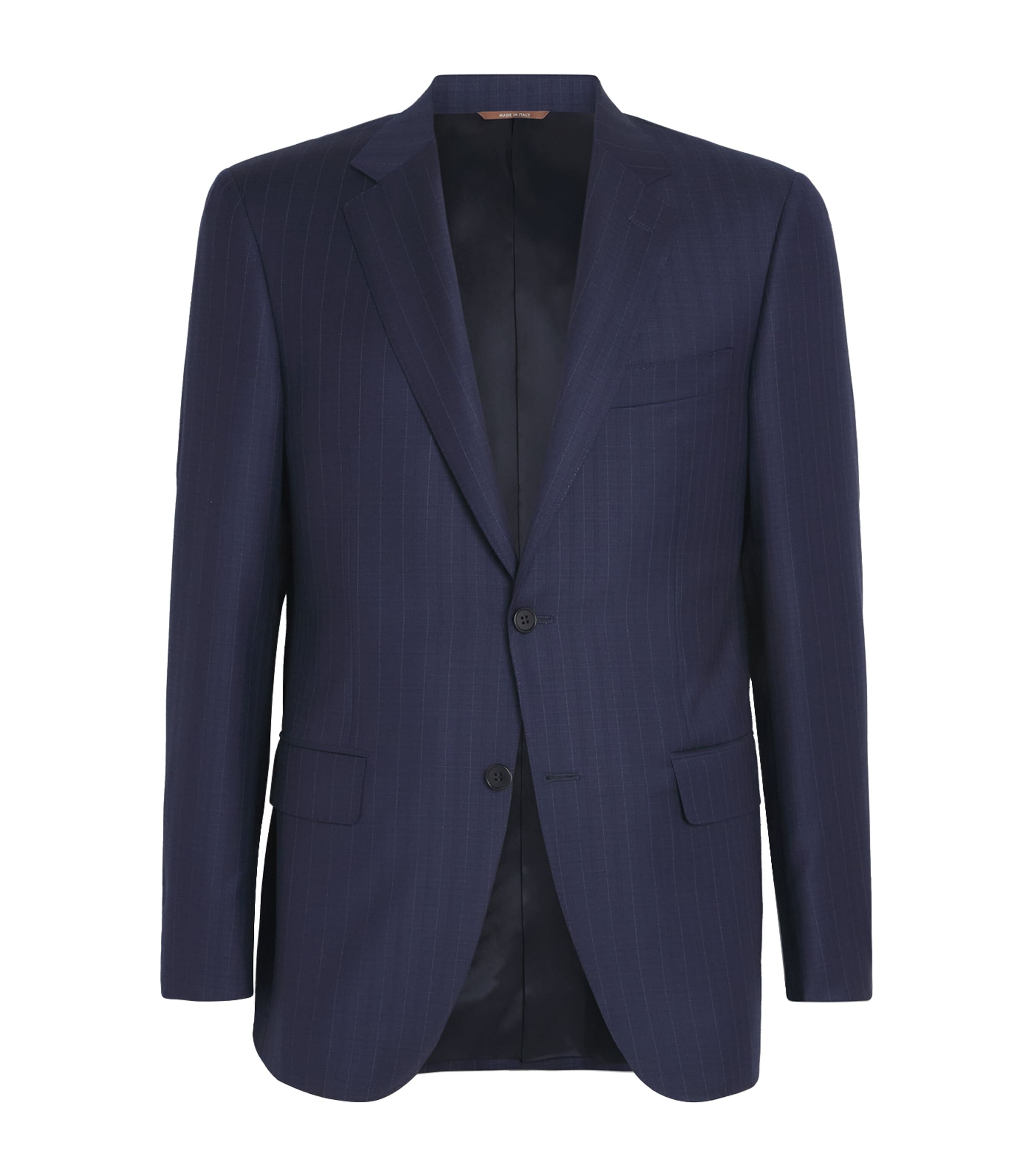 Wool Pinstripe 2-Piece Suit