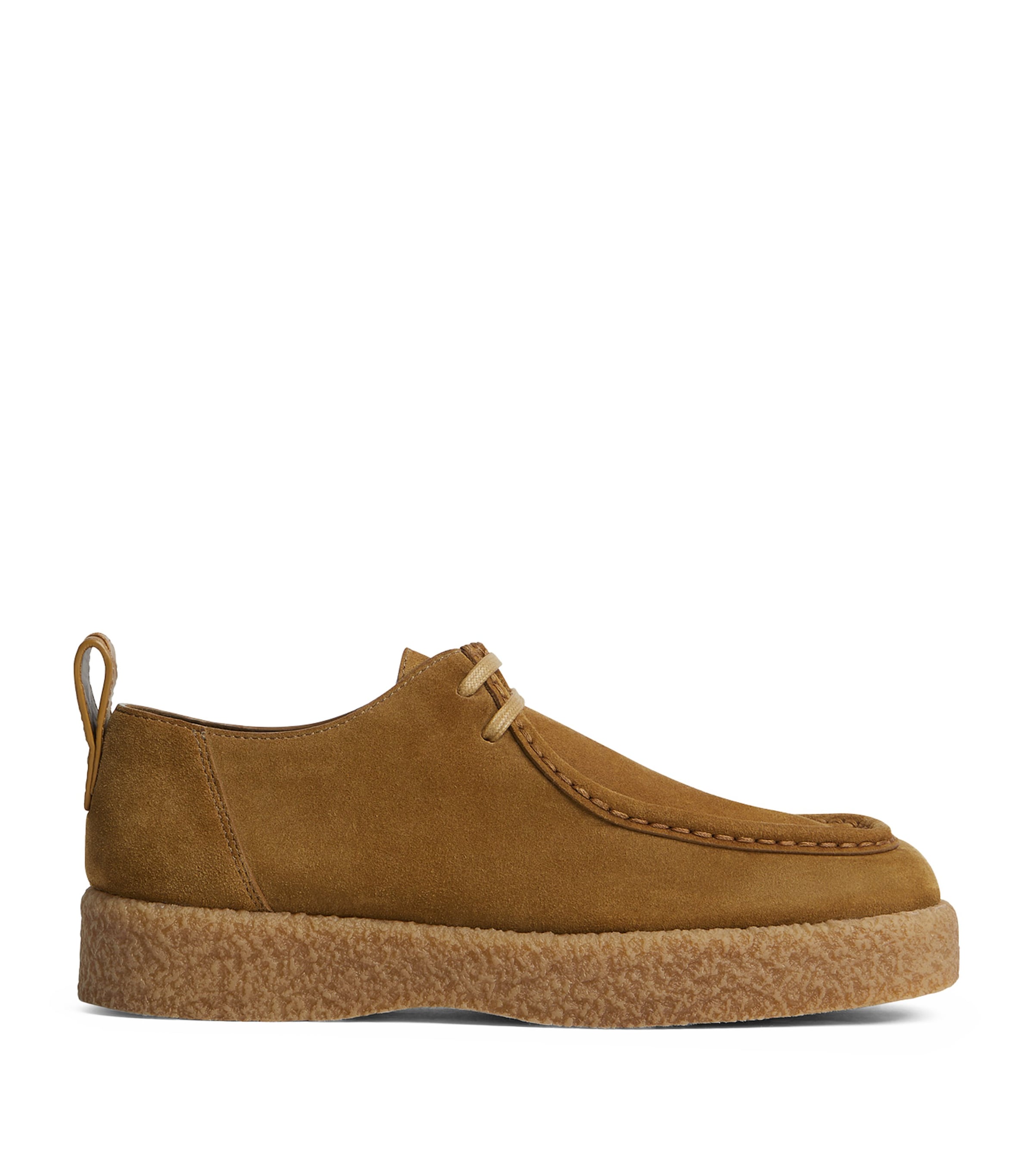Suede Lace-Up Torino Loafers