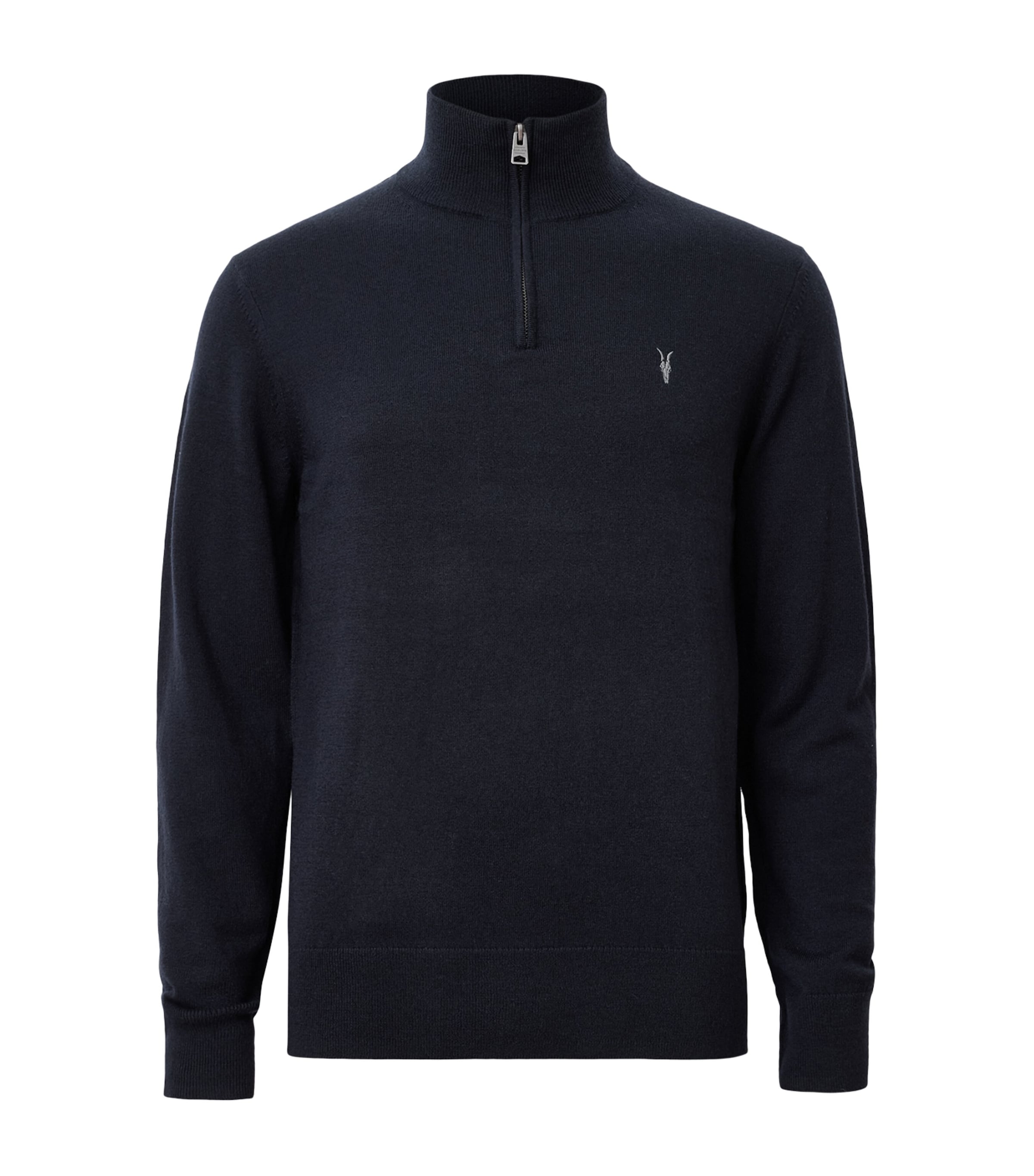 Polo Ralph Lauren Black Cotton Half-Zip Sweater | Harrods UK