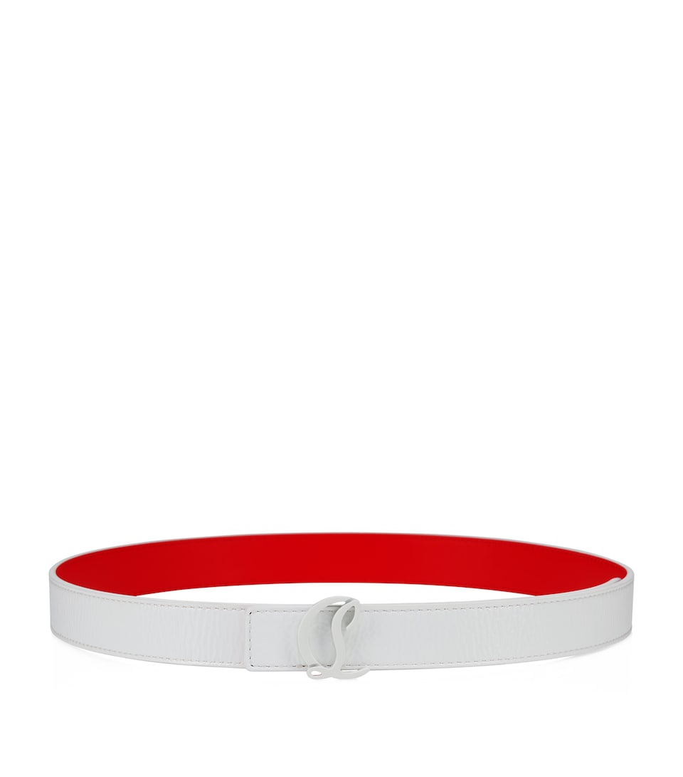 Loubi54 Reversible Patent Leather Belt