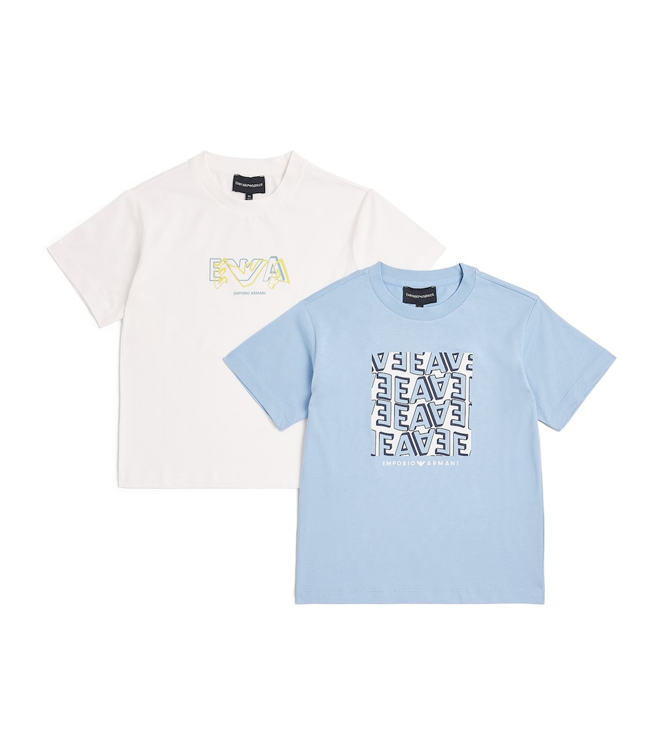 Pack of 2 Cotton Logo T-Shirts (4-16 Years)