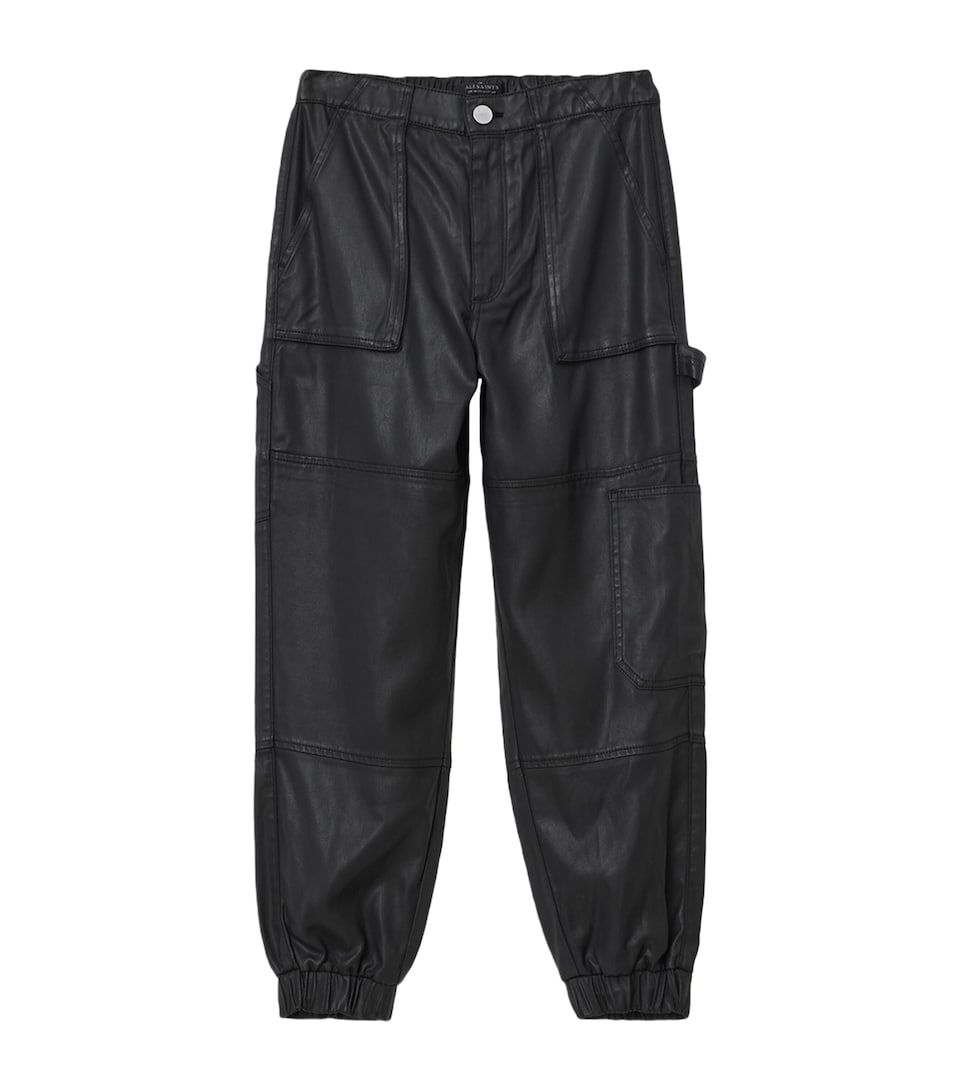 Waxed Denim Mila Cargo Trousers