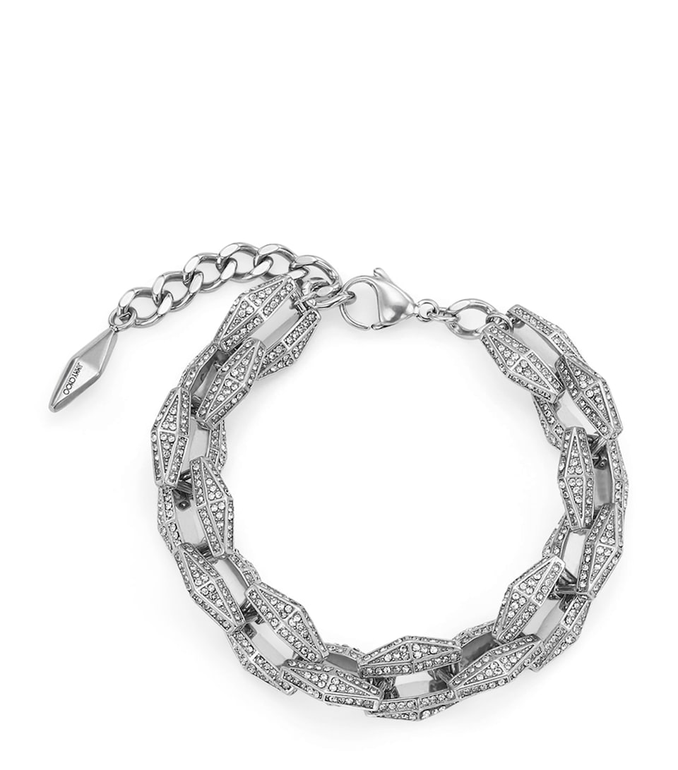 Embellished Diamond Chain Bracelet