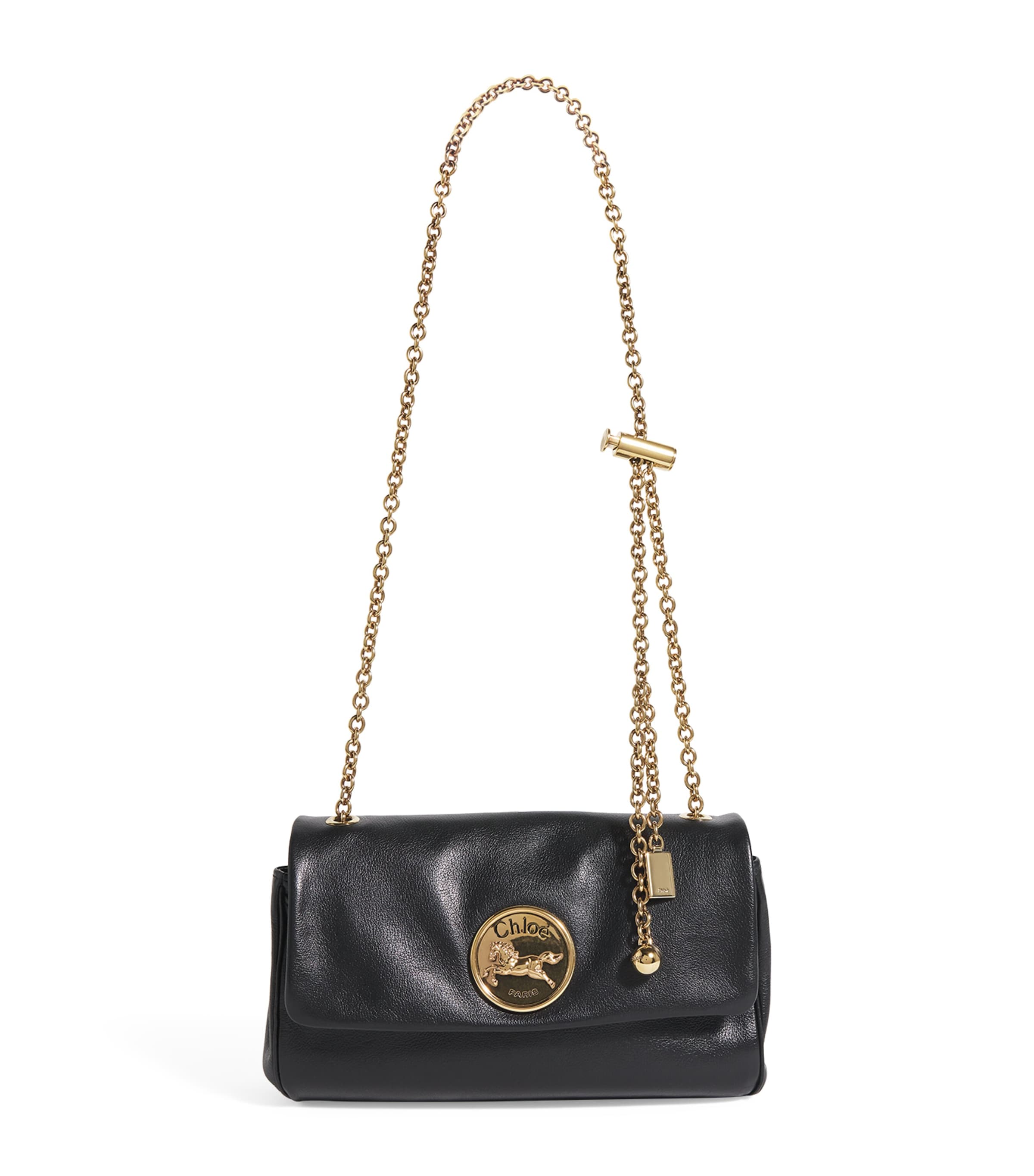 Chloé Small Velvet Heritage Shoulder Bag | Harrods US