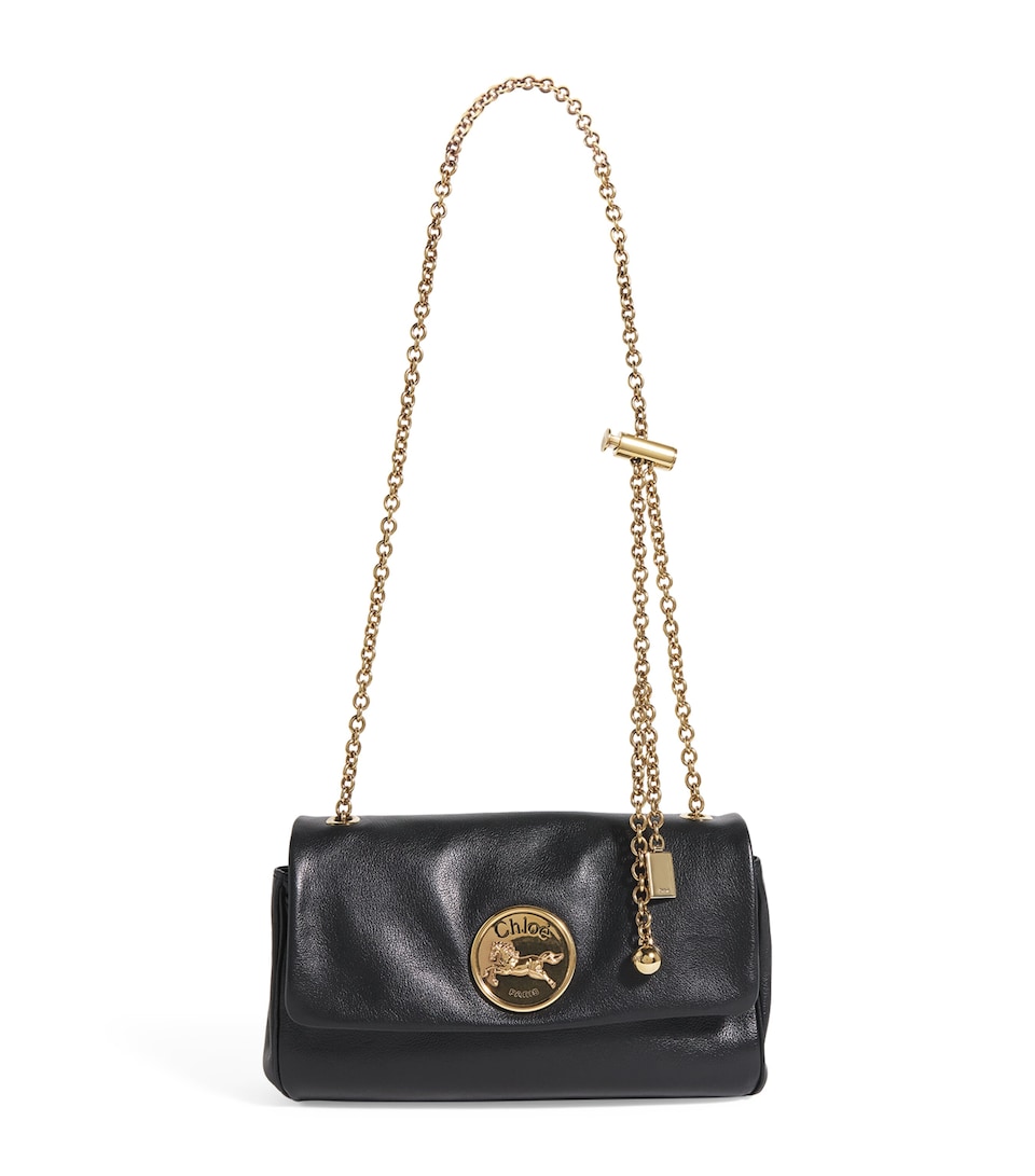 Medium Leather Heritage Shoulder Bag