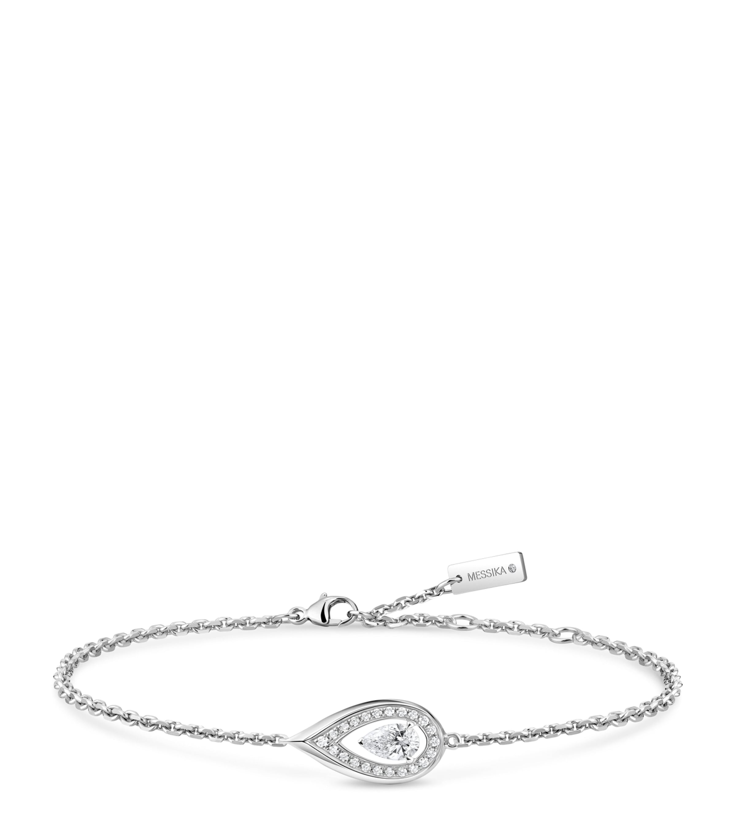 Messika Fiery White Gold and Diamond Chain Bracelet White Gold