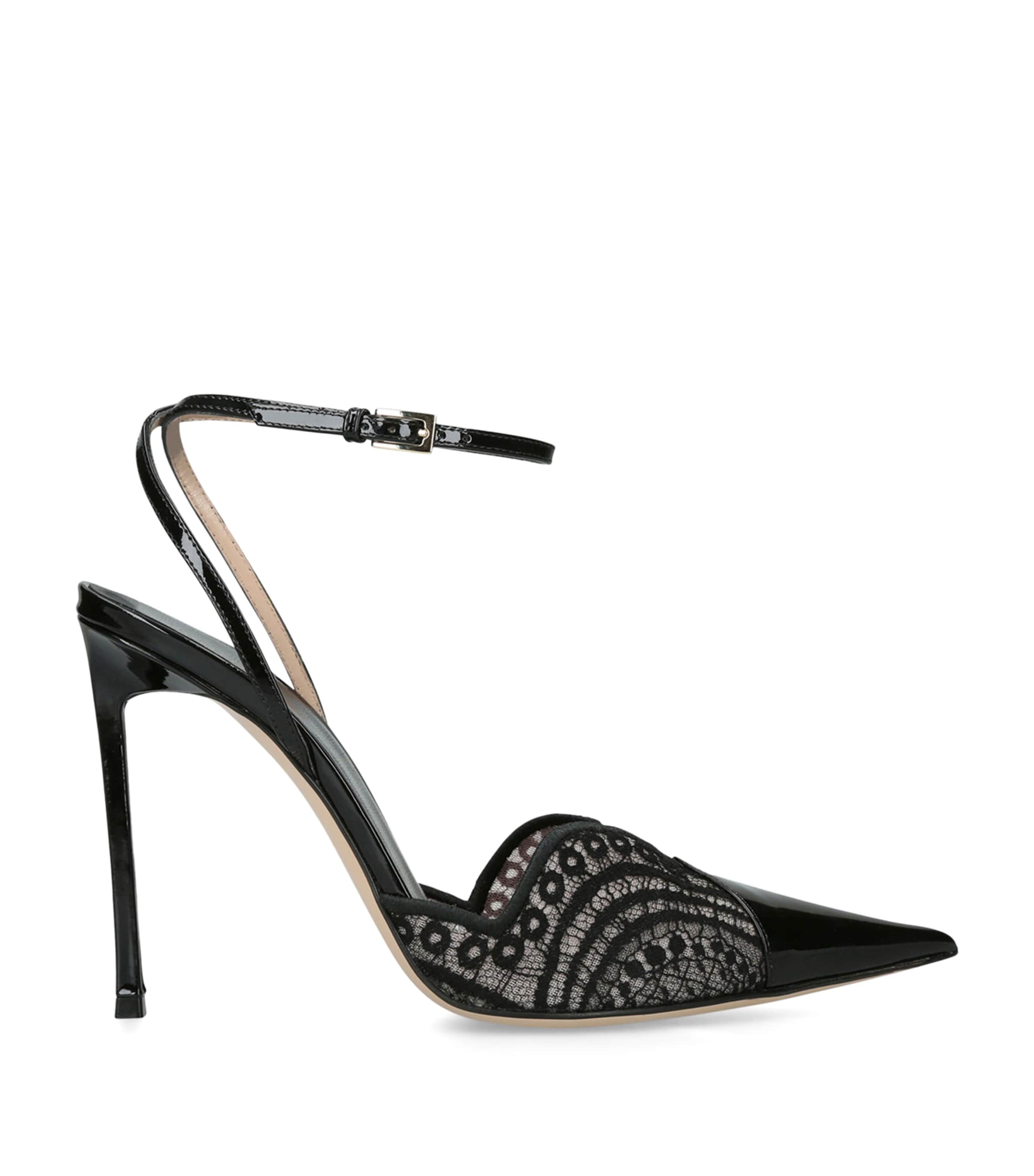 TOM FORD Lace-Detail Pumps 105 Black