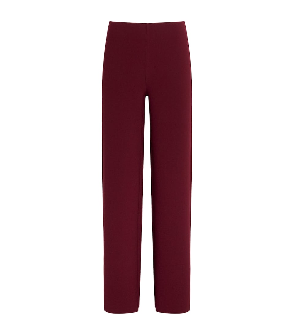 Birrot Womens Lay 2 Straight Trousers Burgundy