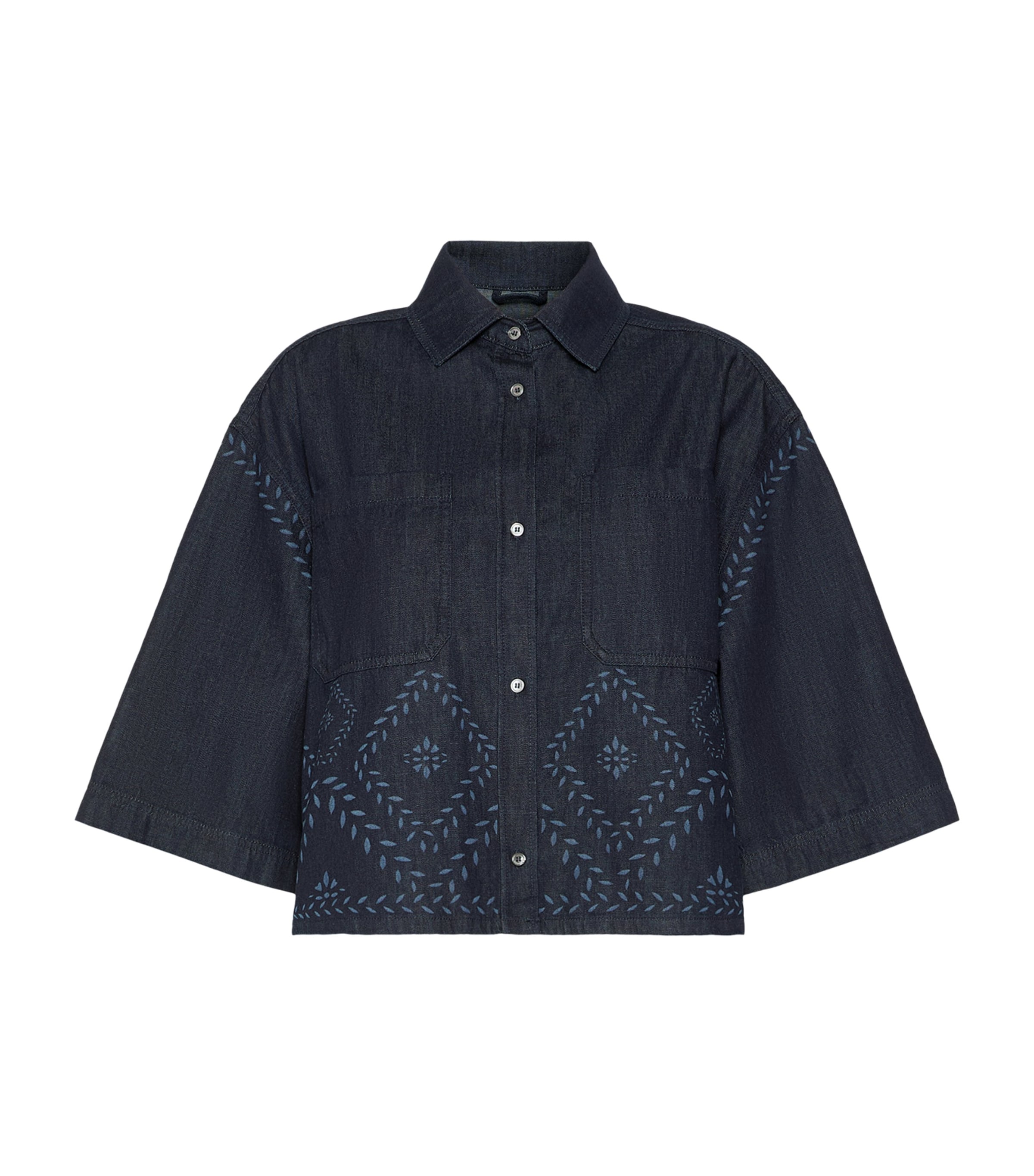 Weekend Max Mara Womens Alare Denim Shirt Navy