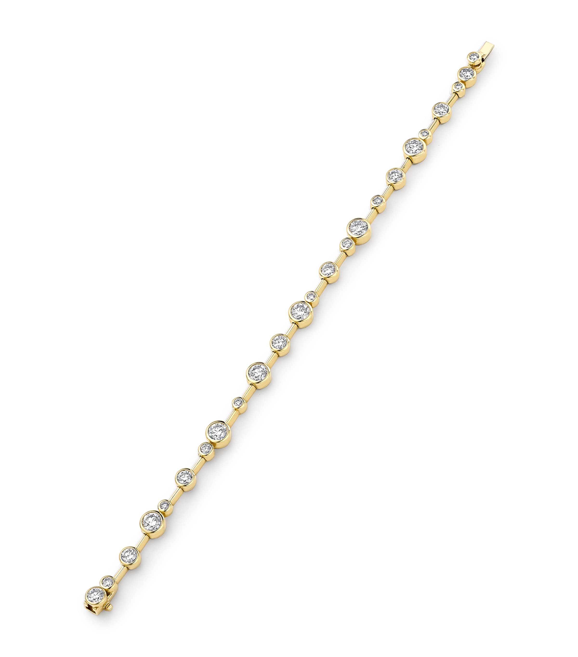 Boodles Yellow Gold and Diamond Raindance Bracelet Yellow Gold