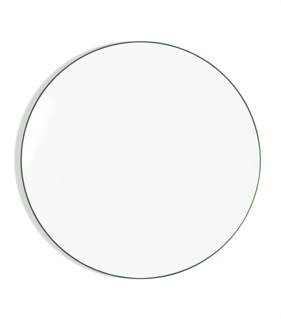 Richard Brendon Bone China Line Bread Plate (16cm) Forest Green