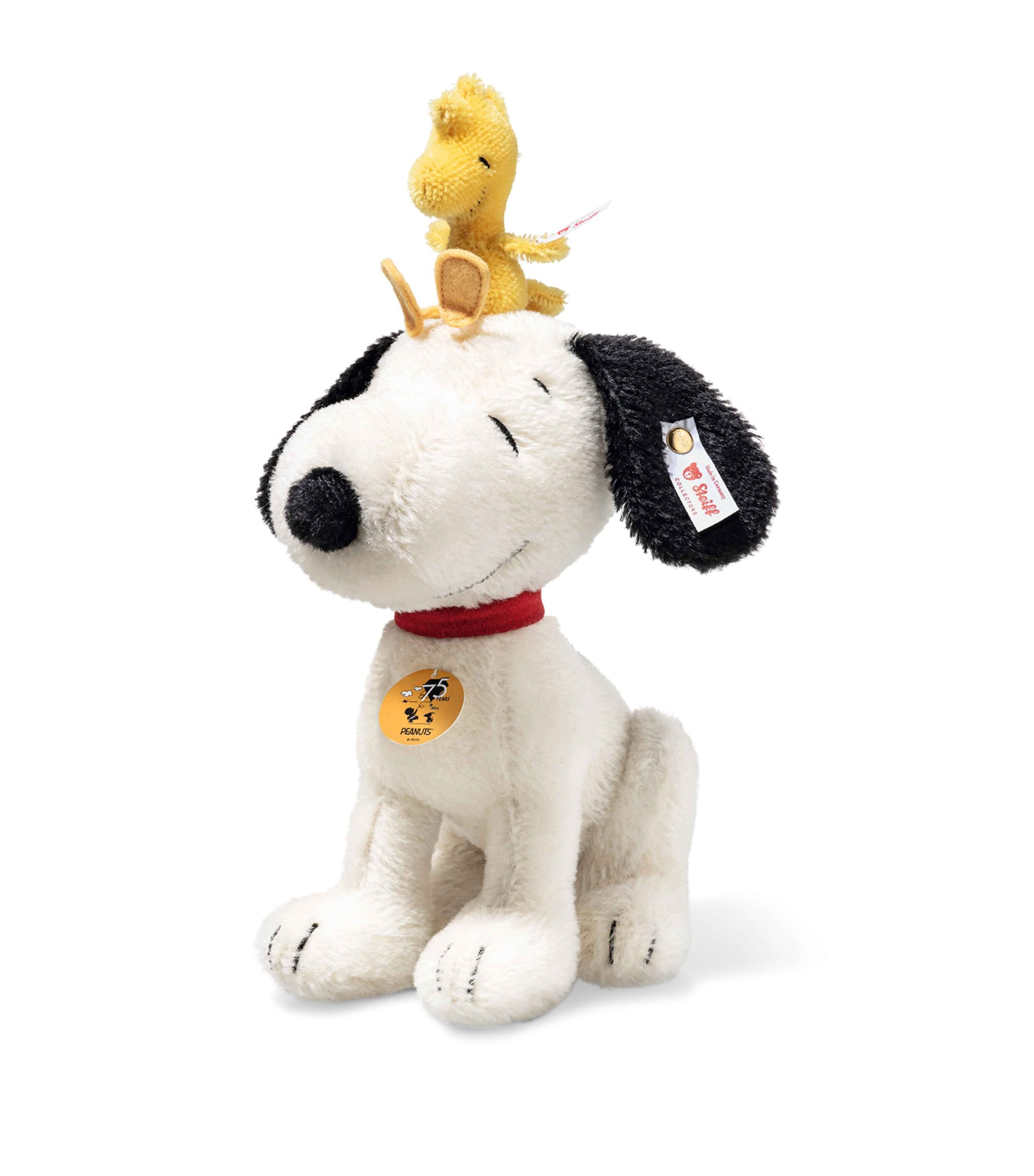 x Peanuts Snoopy With Woodstock 75th Anniversary Soft Toy (30cm)