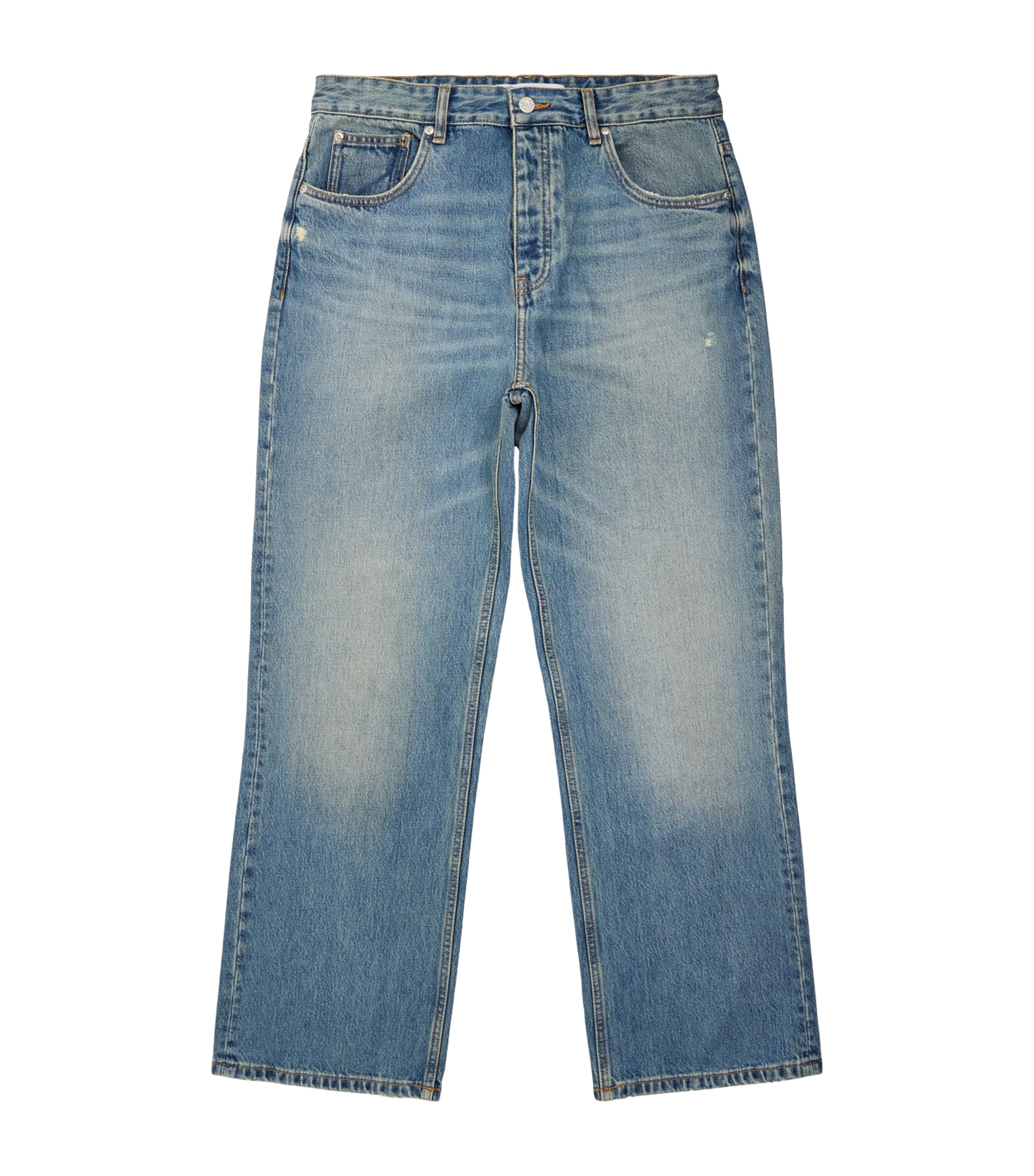 Won Hundred Mens Genoa Straight Jeans Light Blue