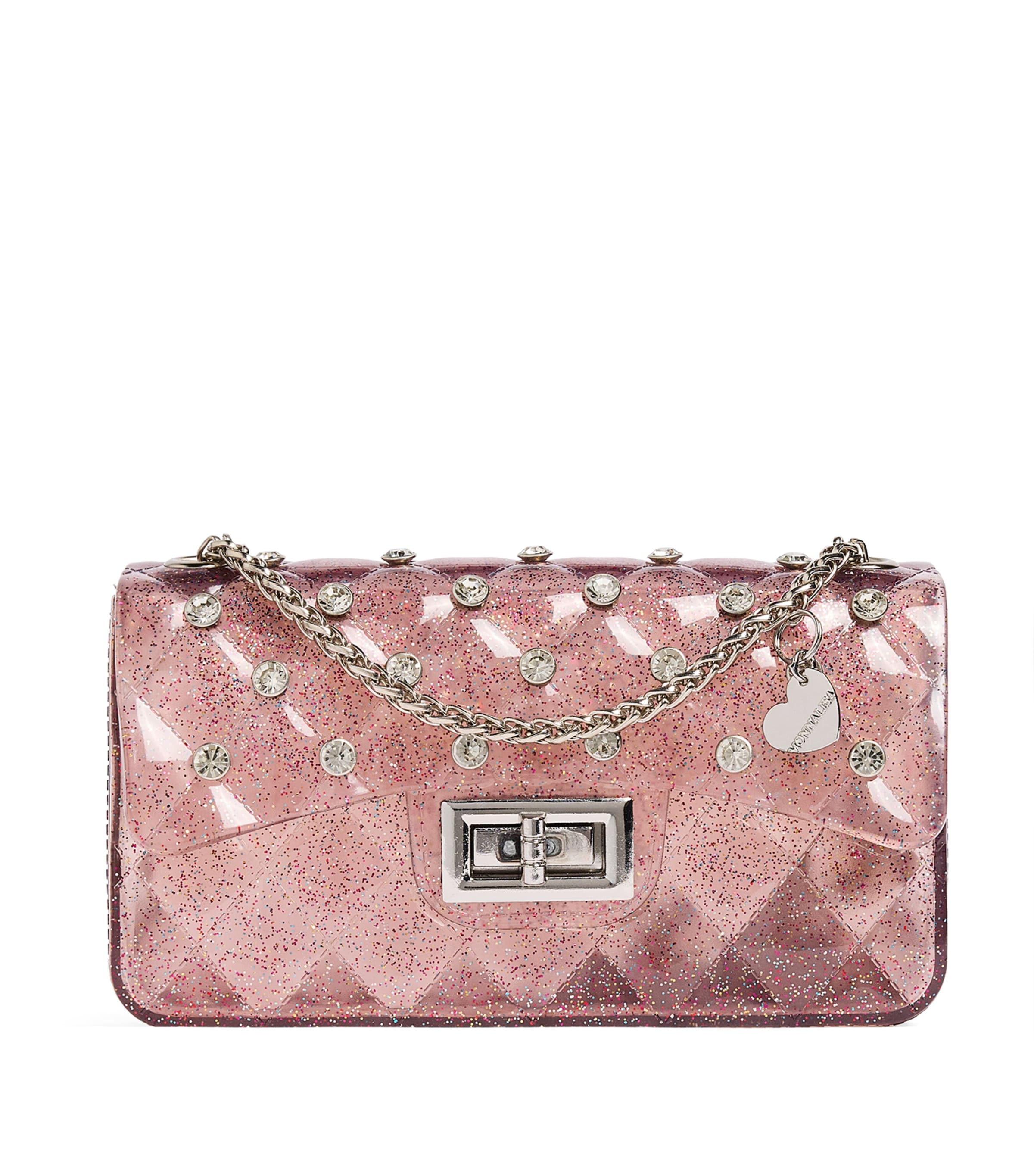 Monnalisa Embellished Shoulder Bag Lotus