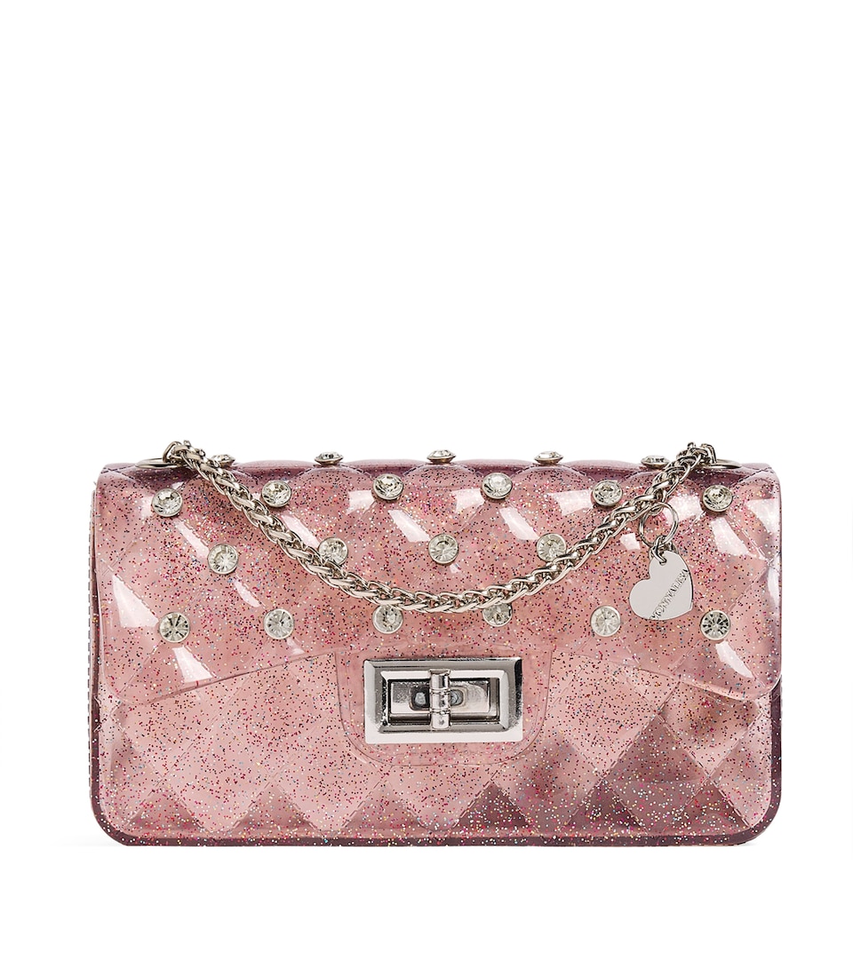Monnalisa Embellished Shoulder Bag Lotus