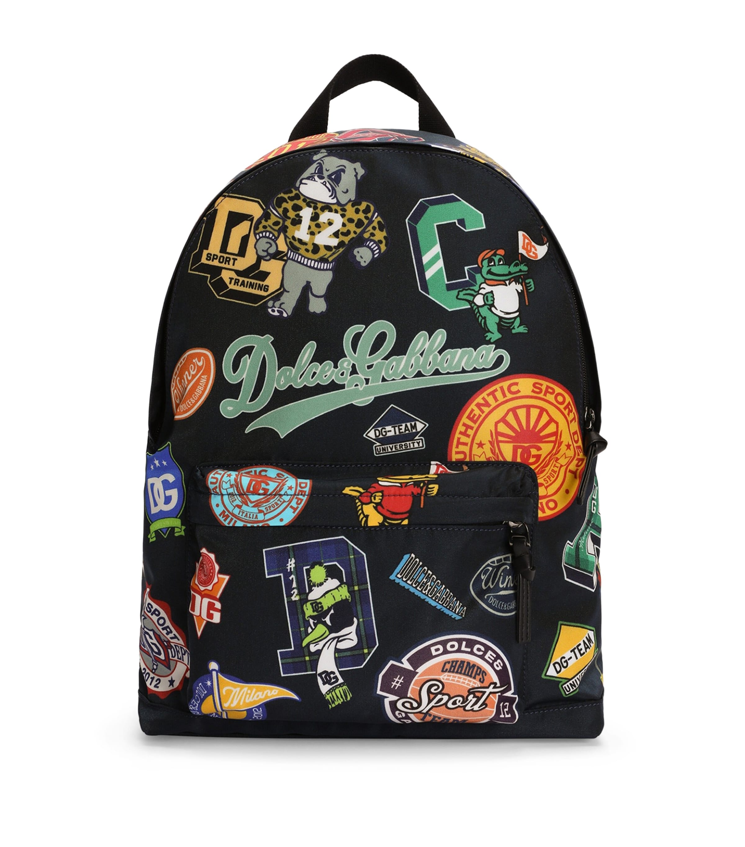 Dolce&Gabbana Kids Logo Printed Backpack Fdo.