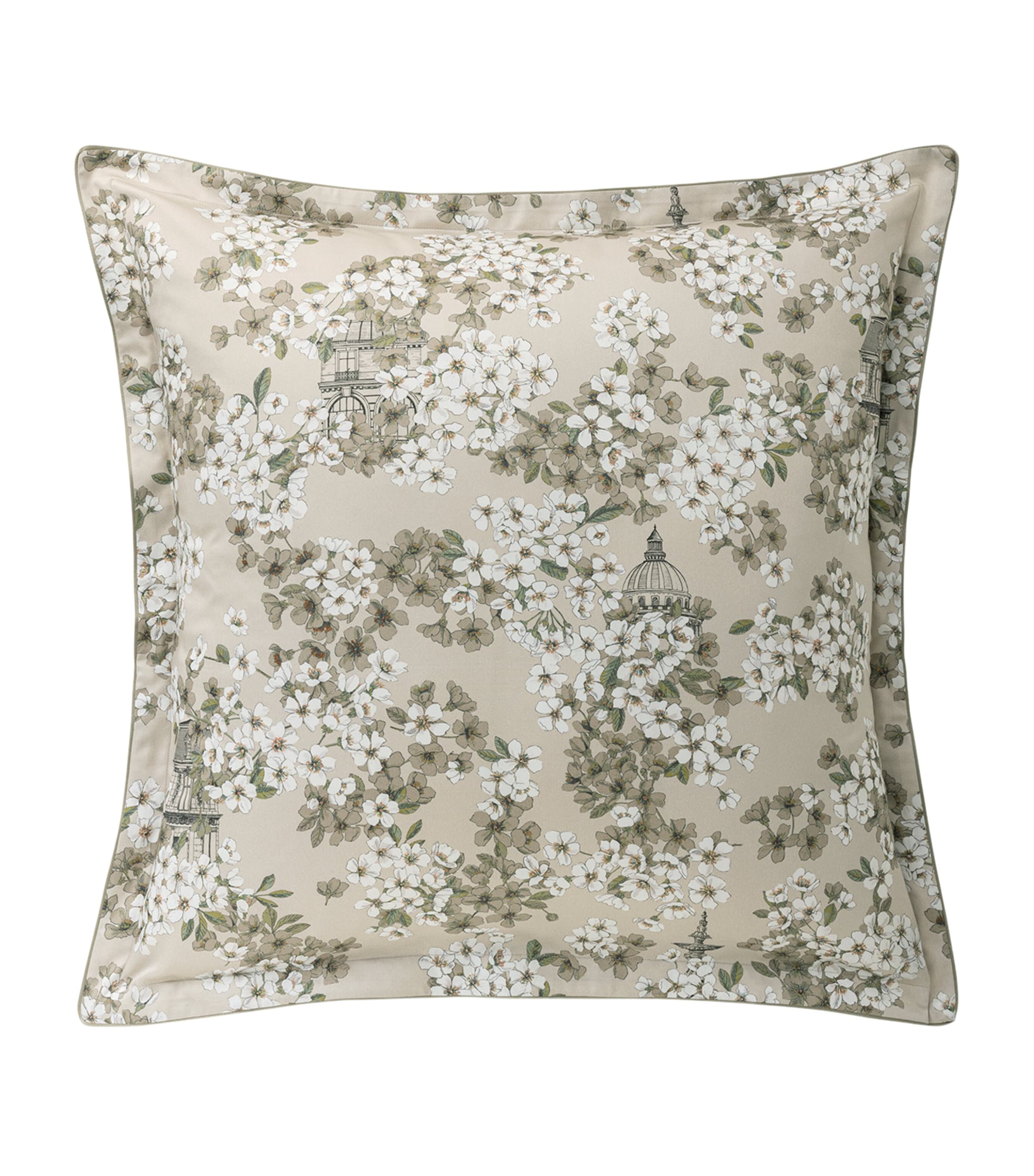 Organic Cotton Fine Fleur Oxford Pillowcase (50cm x 70cm)