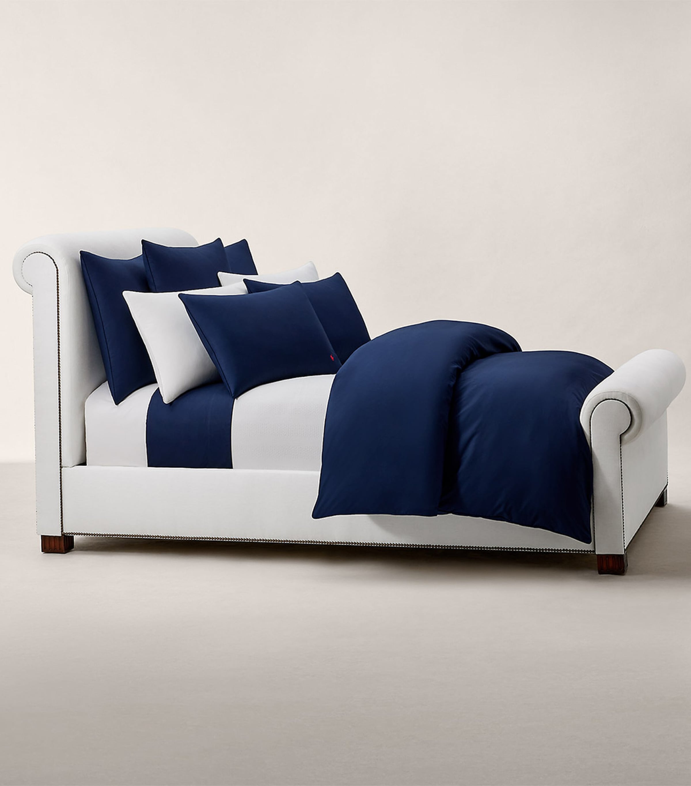 Ralph Lauren Home Cotton Player Double Flat Sheet (240cm x 280cm) Newport