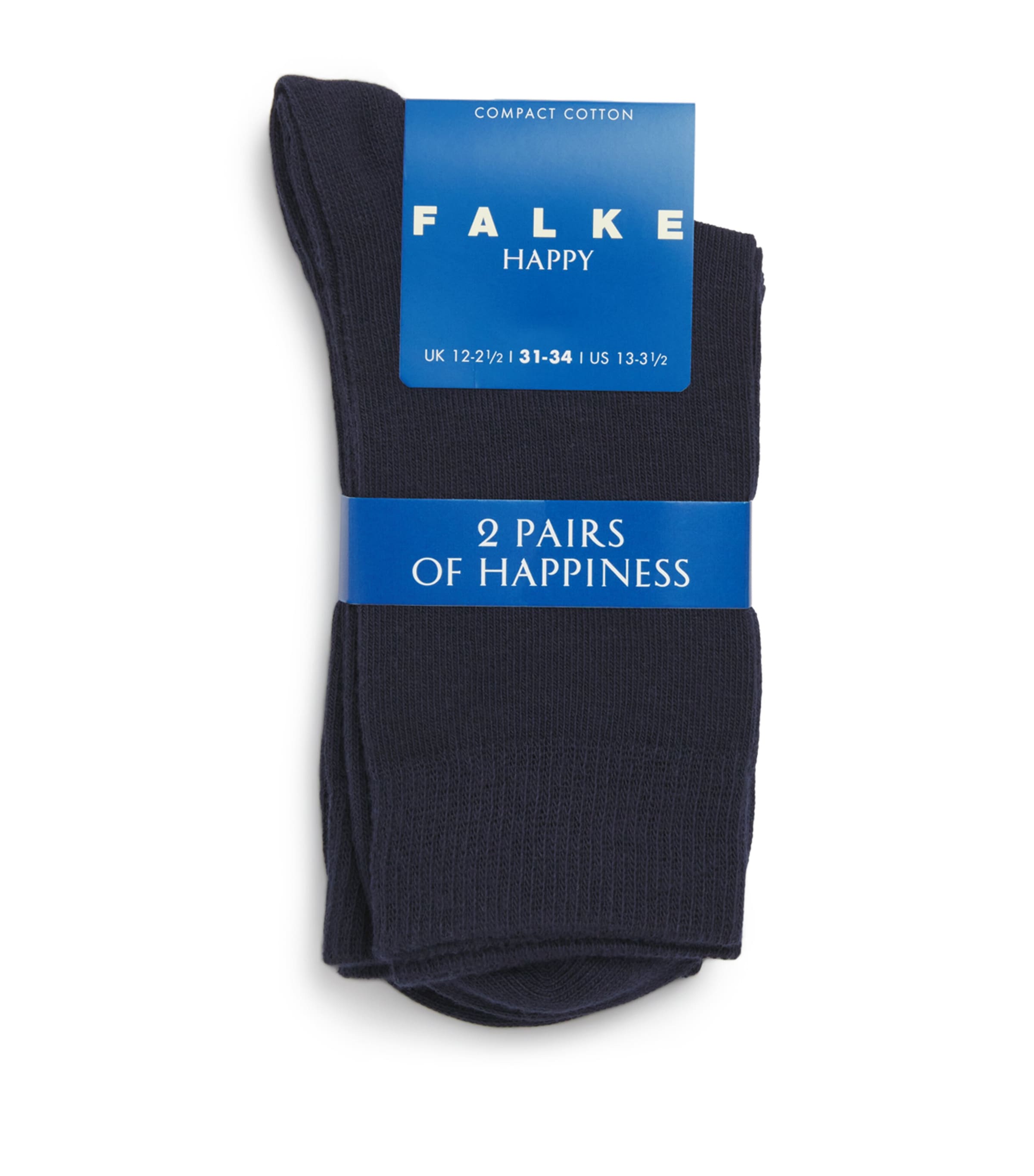 Cotton-Blend Happy Socks (Pack of 2)