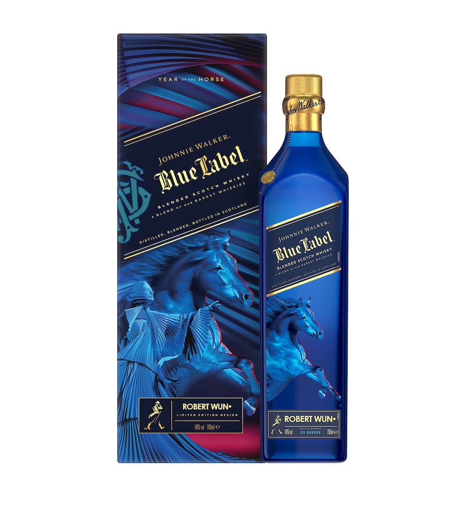 x Robert Wun Blue Label Chinese New Year Whisky (70cl)