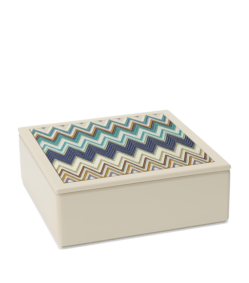 Missoni Home Masuleh Box (20cm x 20cm) Turquoise Multicolor